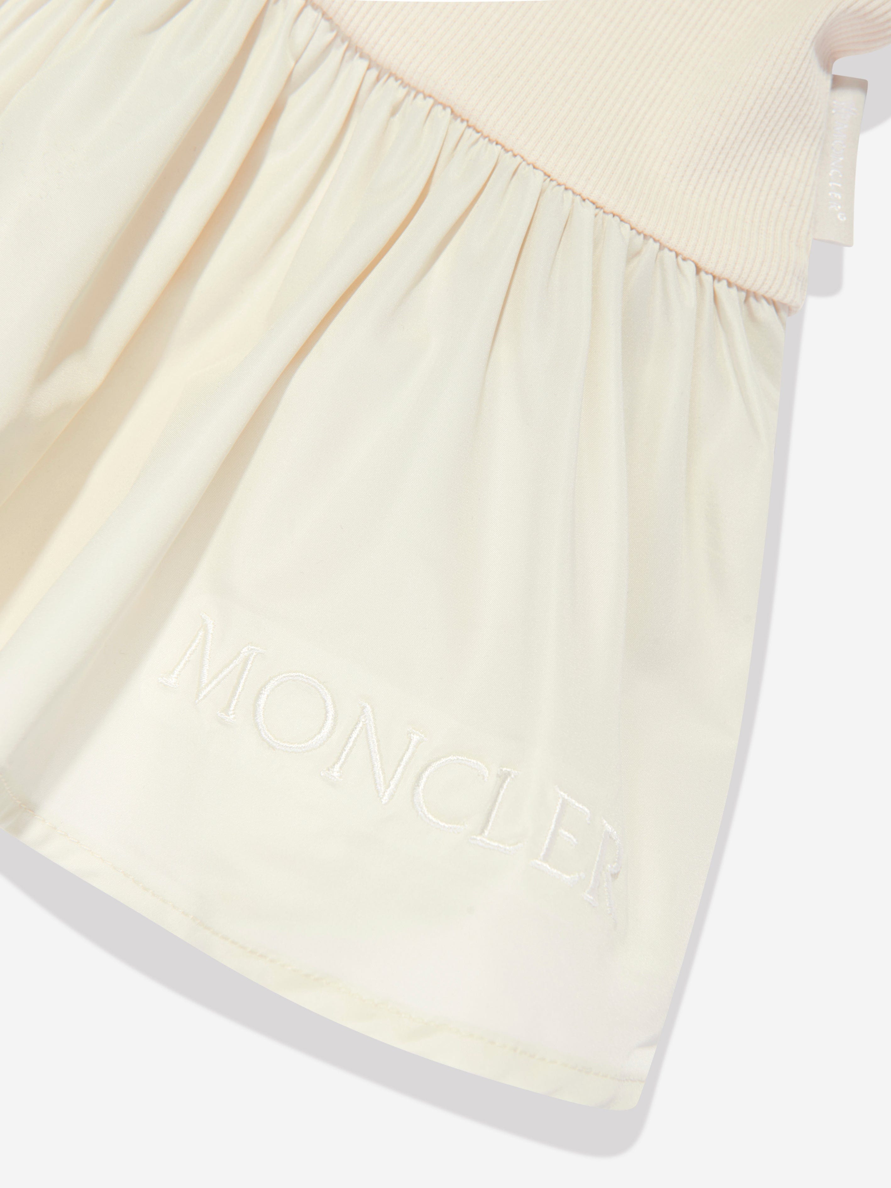 Moncler Enfant Girls Sleeveless Top in Ivory Free Shipping Get Authentic