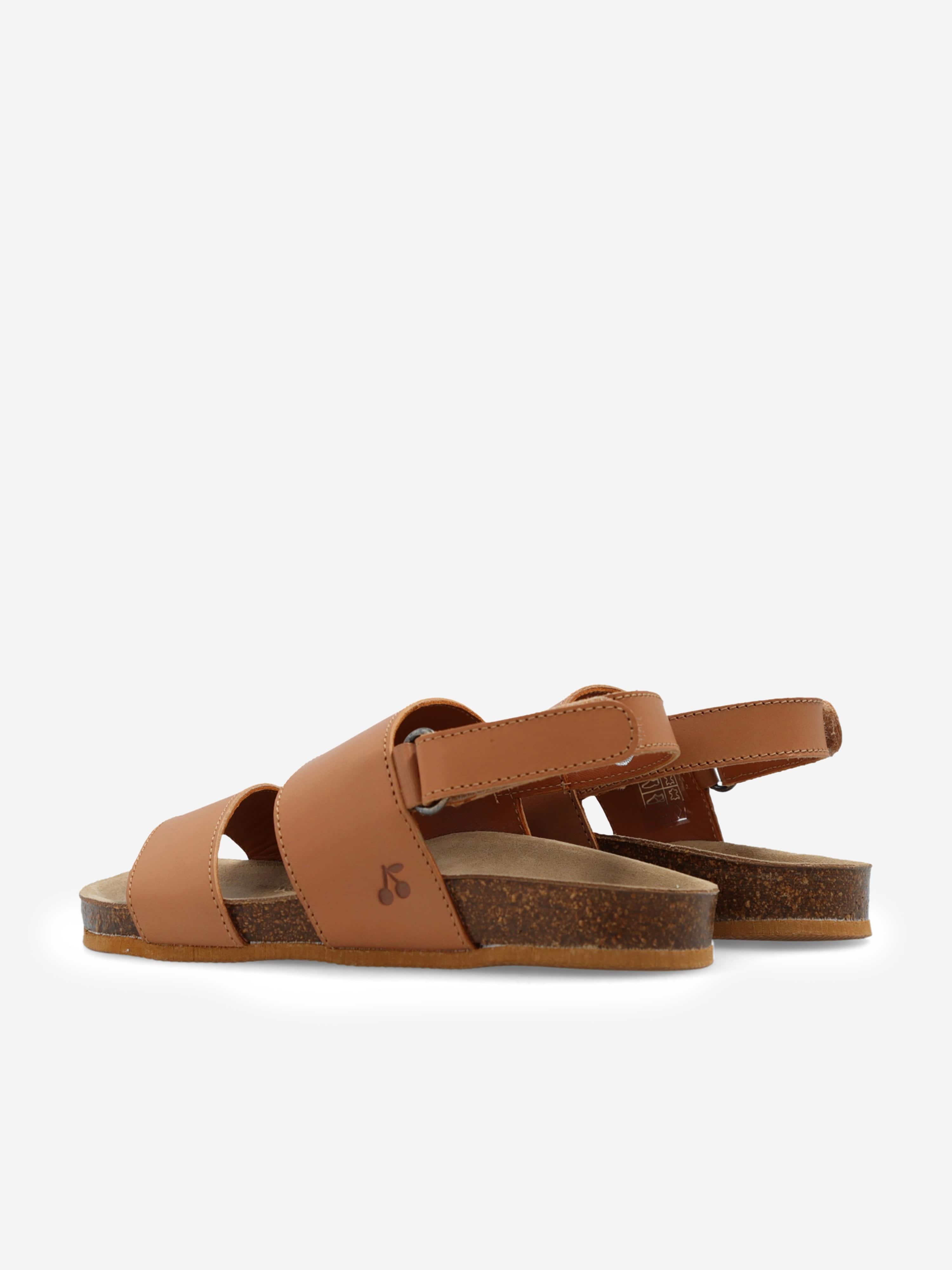 Bonpoint Boys Leather Agostino Sandals in Brown Cheap Sale Free Shipping