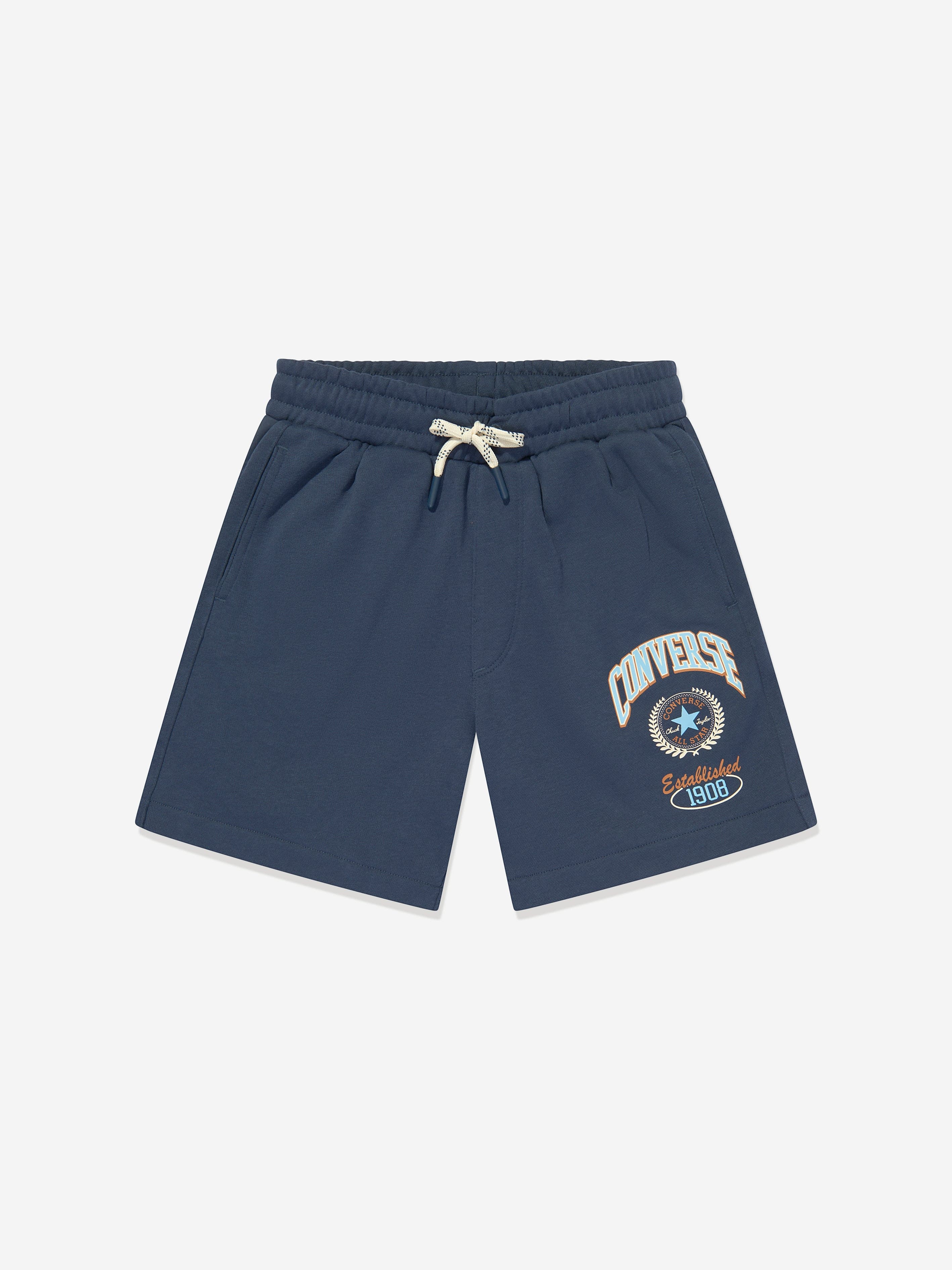 Converse Boys Logo Pieced Shorts in Navy Get Authentic Cheap Online