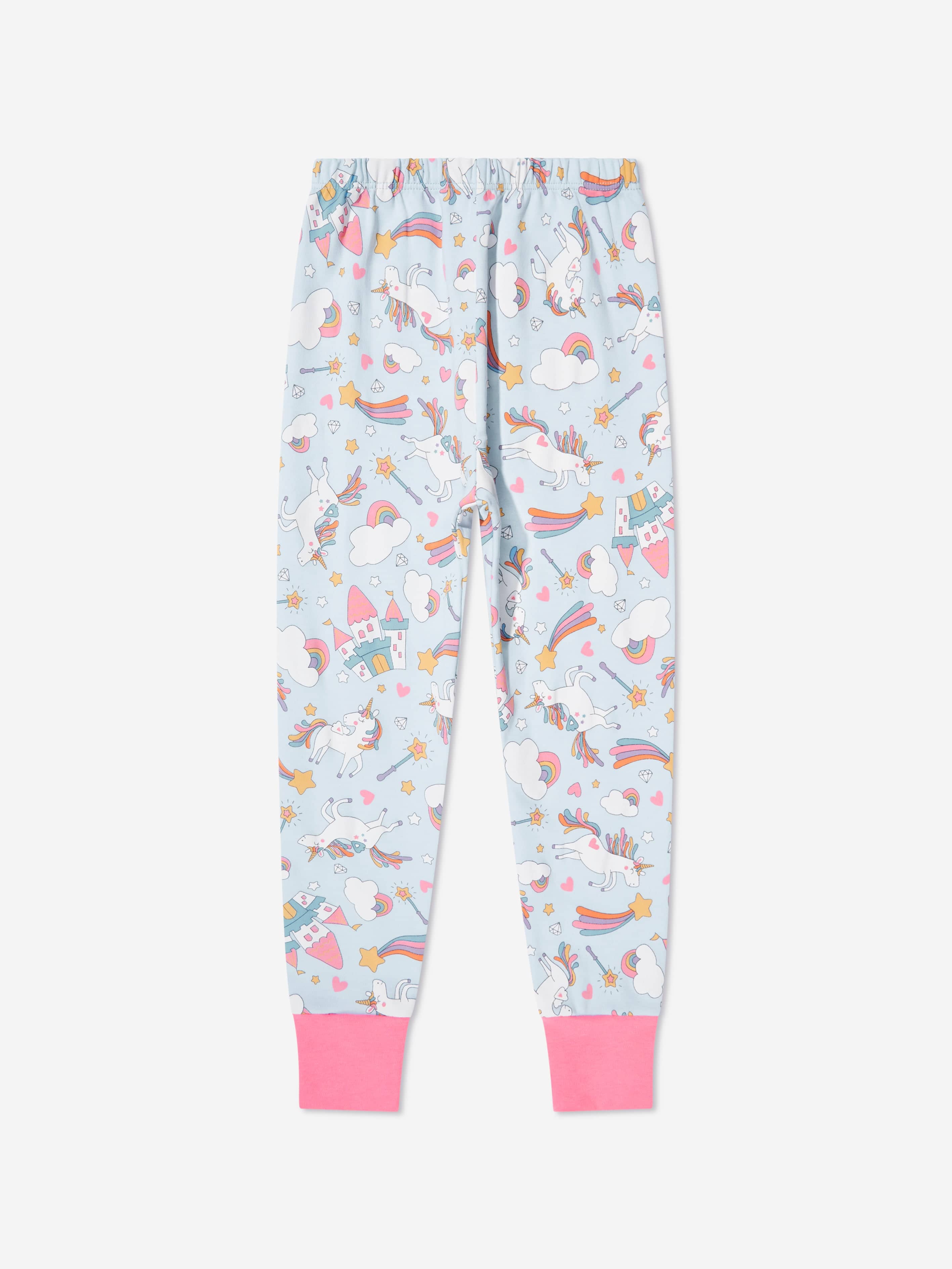 Magnolia Baby Girls Dreamy Unicorns Long Pyjamas in Pink Outlet Geniue Stockist