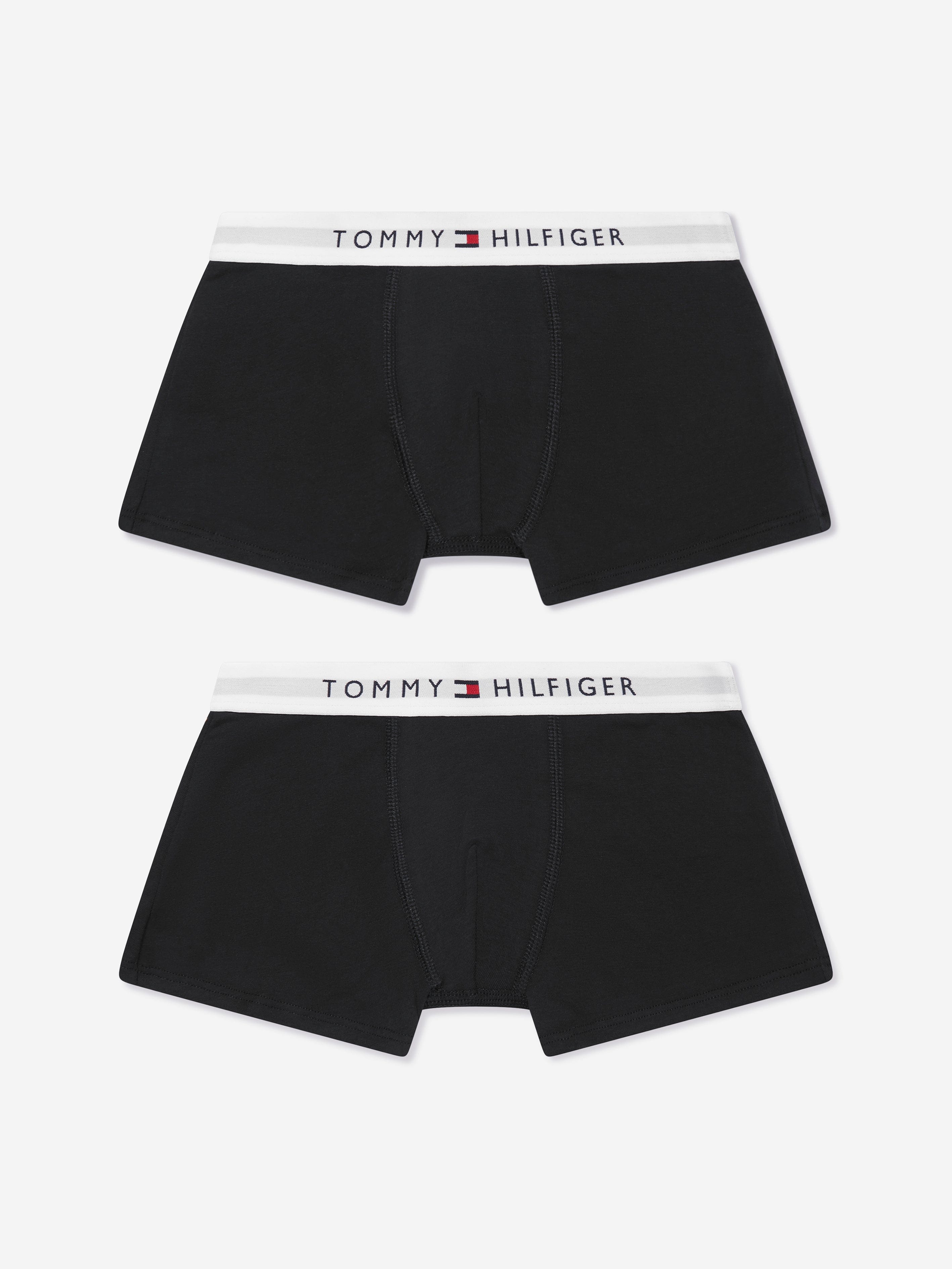 Tommy Hilfiger Boys 2 Pack Boxer Shorts Set in Black Discount Wiki