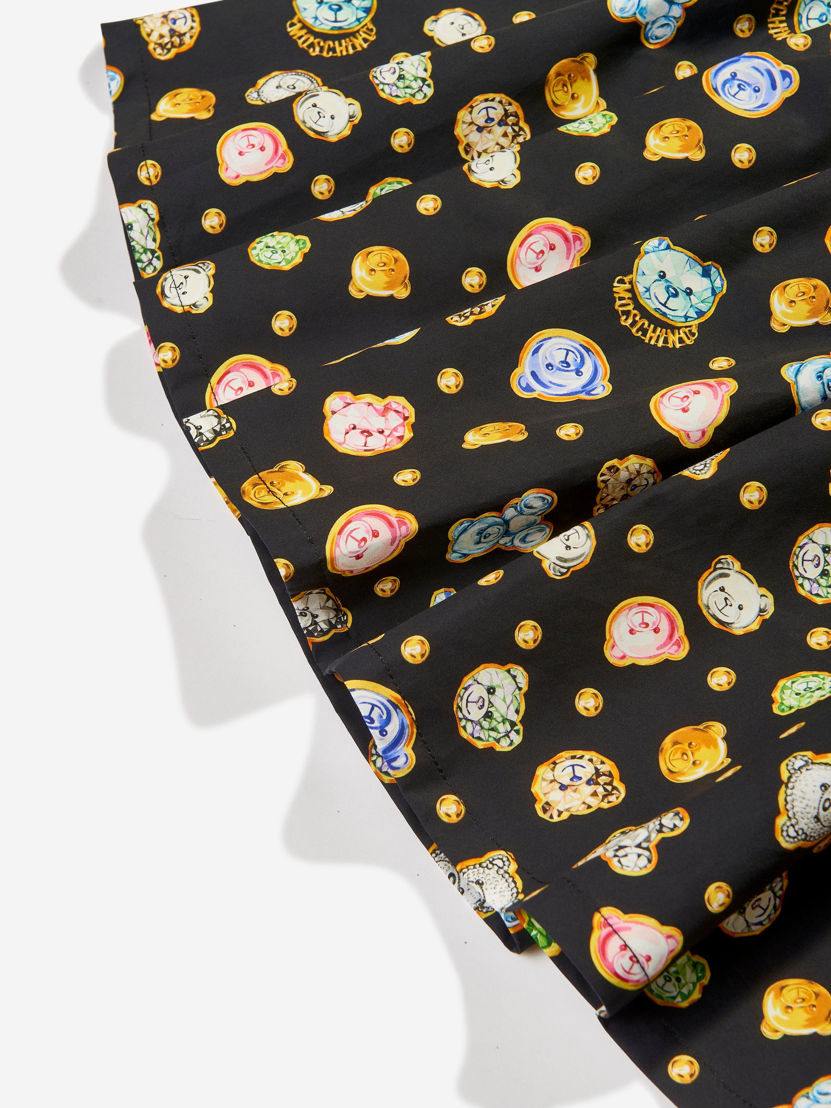 Moschino Girls Teddy Bear Gems Skirt in Black Visa Payment For Sale