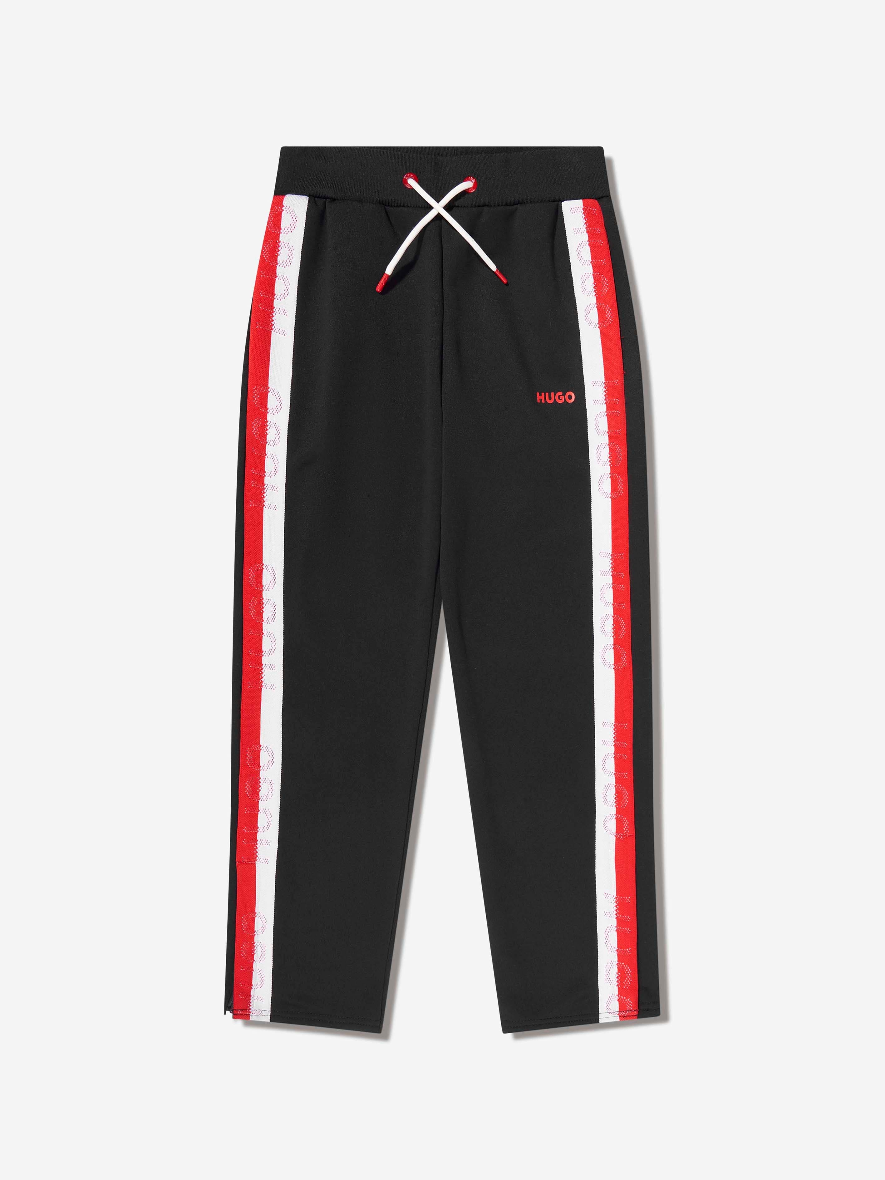 Hugo Boys Track Trousers in Black Cheap Sale Perfect