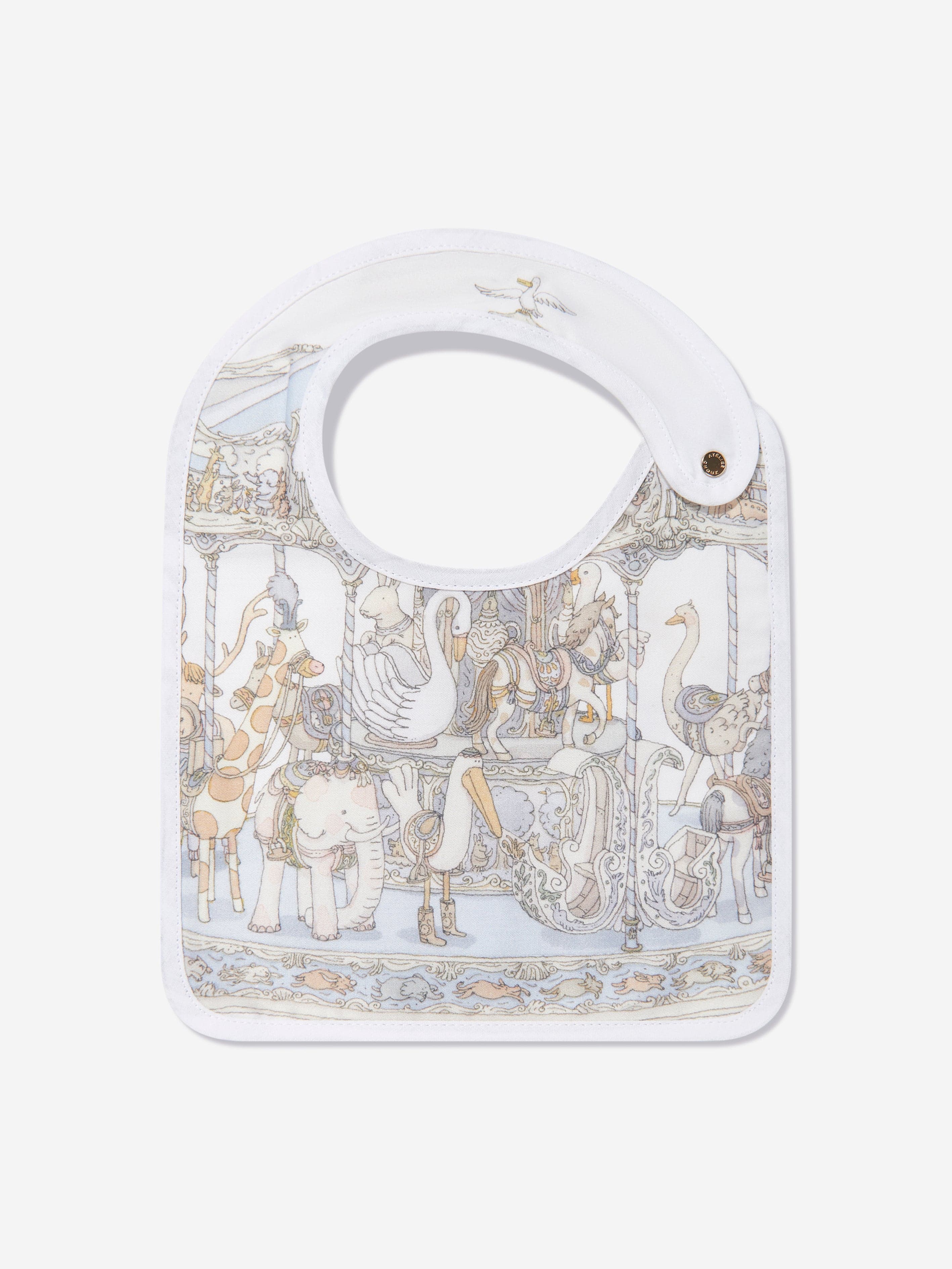 Atelier Choux Baby Boys Carousel Gift Set in Blue Professional