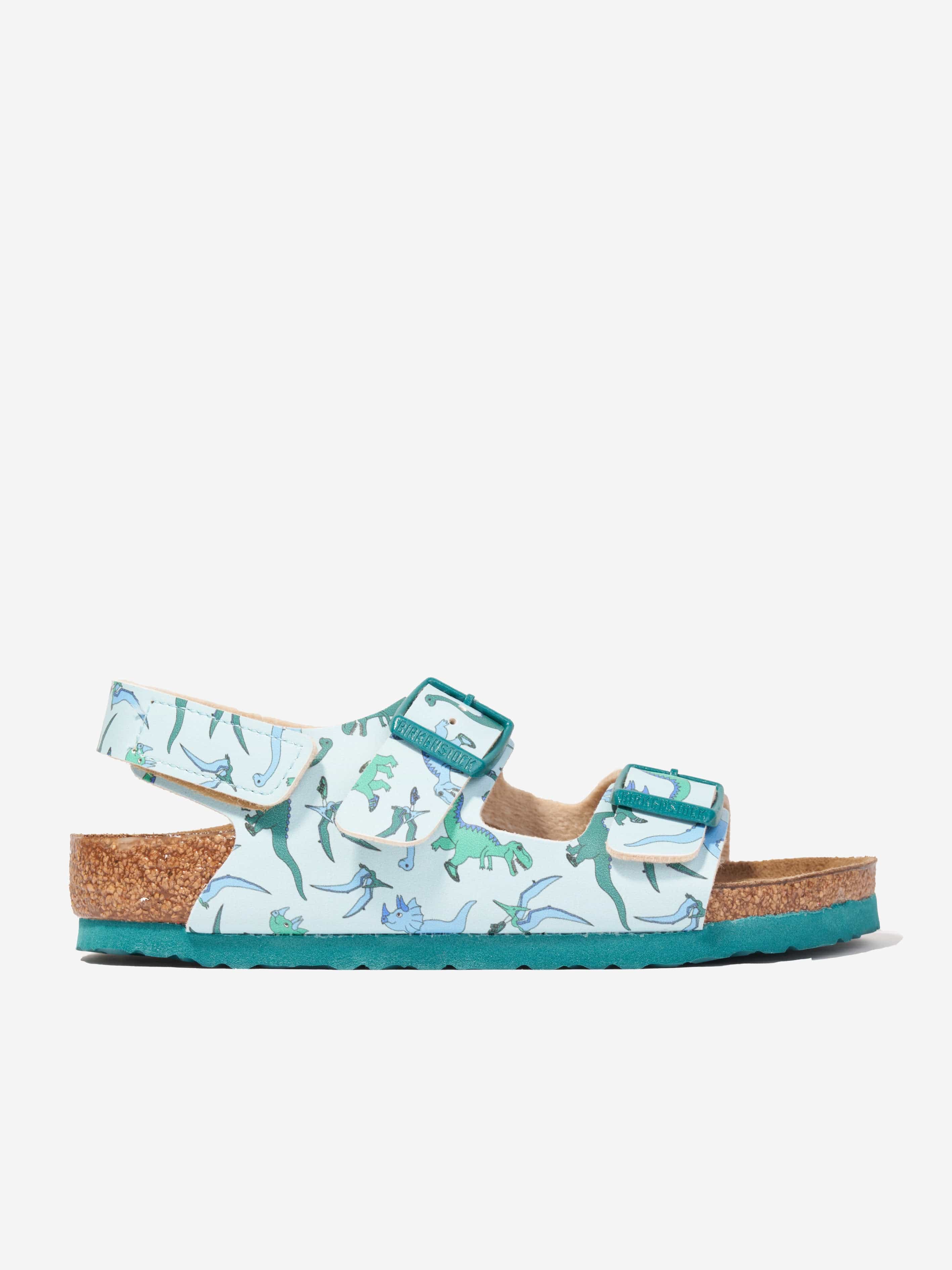 BIRKENSTOCK Boys Milano Big Dino Sandals in Blue New Arrival