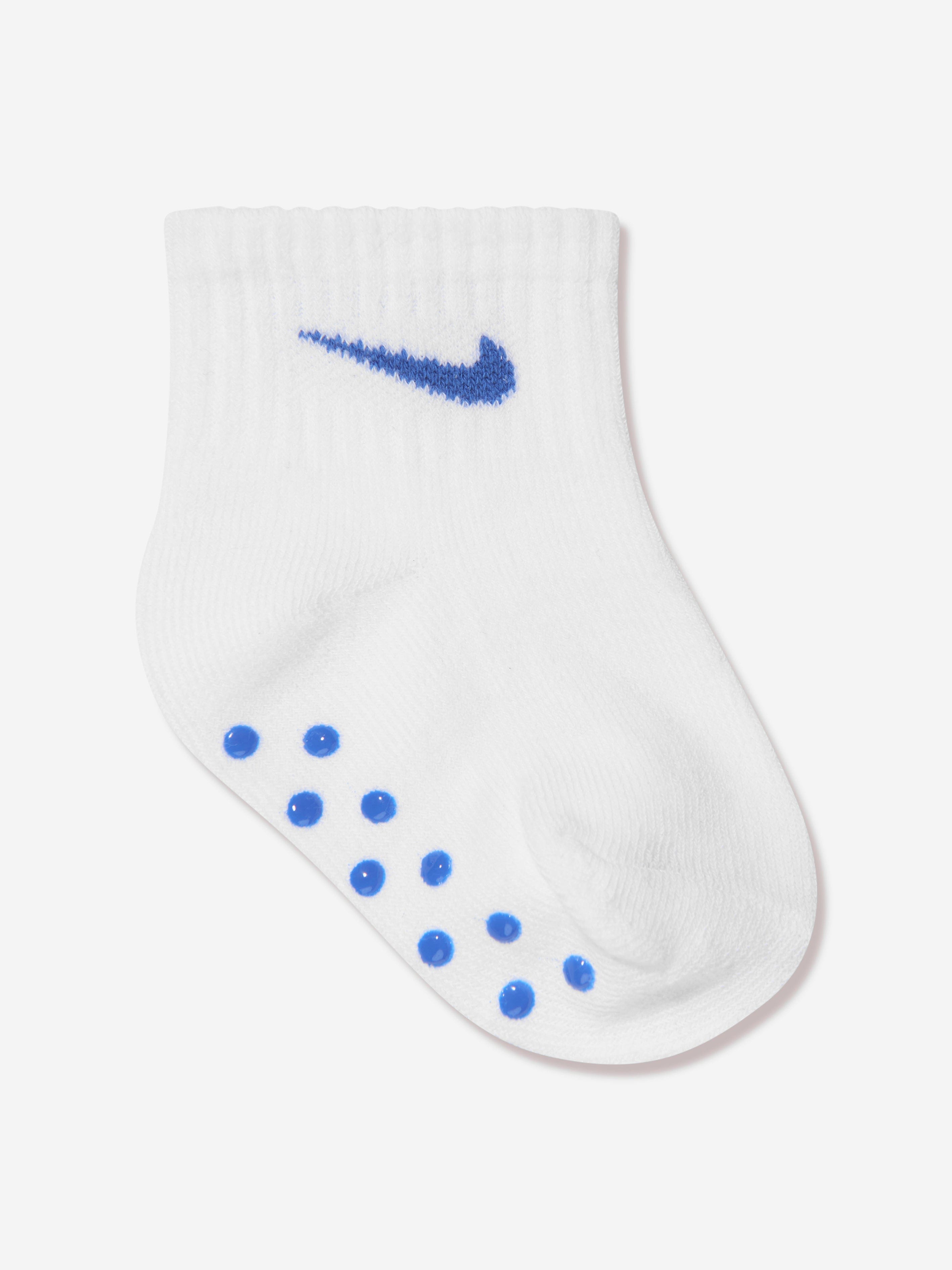 Nike Baby Boys Pop Colour 6 Pack Socks Set in Blue Professional