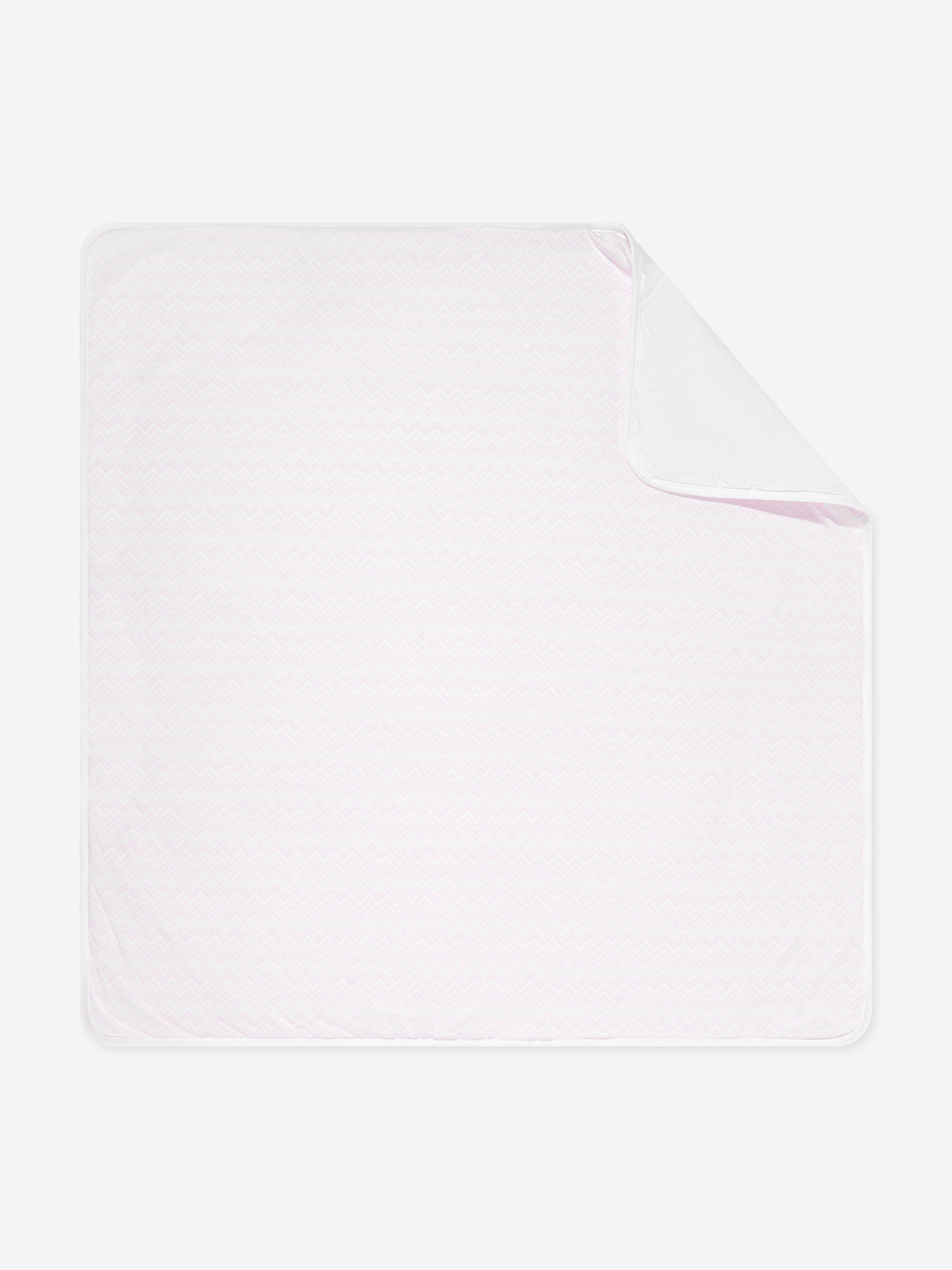 Baby Girls Zigzag Blanket in Pink (79cm) Cheap Sale Low Pice Fee Shipping