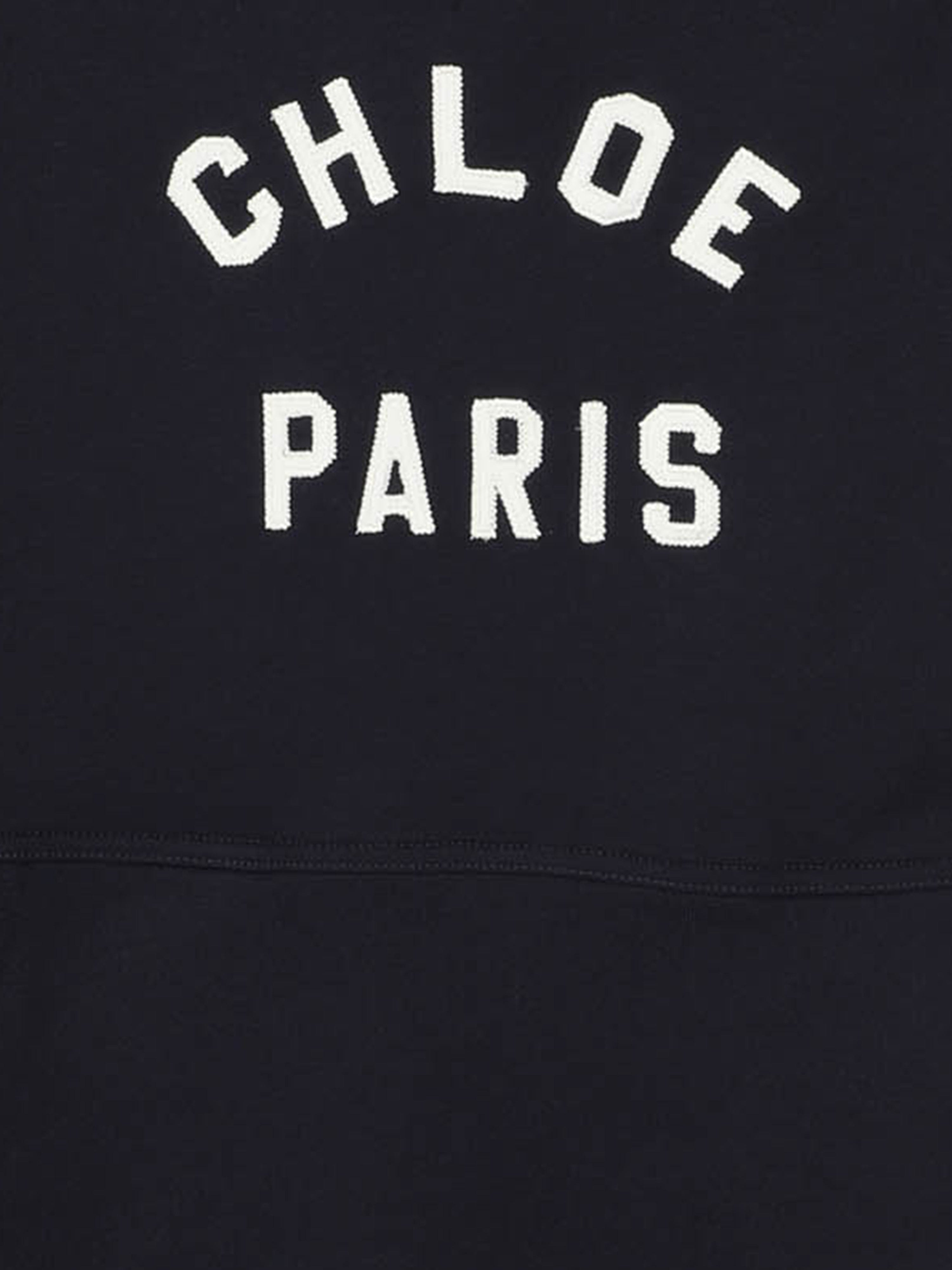 Chlo¨¦ Girls Hooded Sweater Dress in Navy With Paypal Online