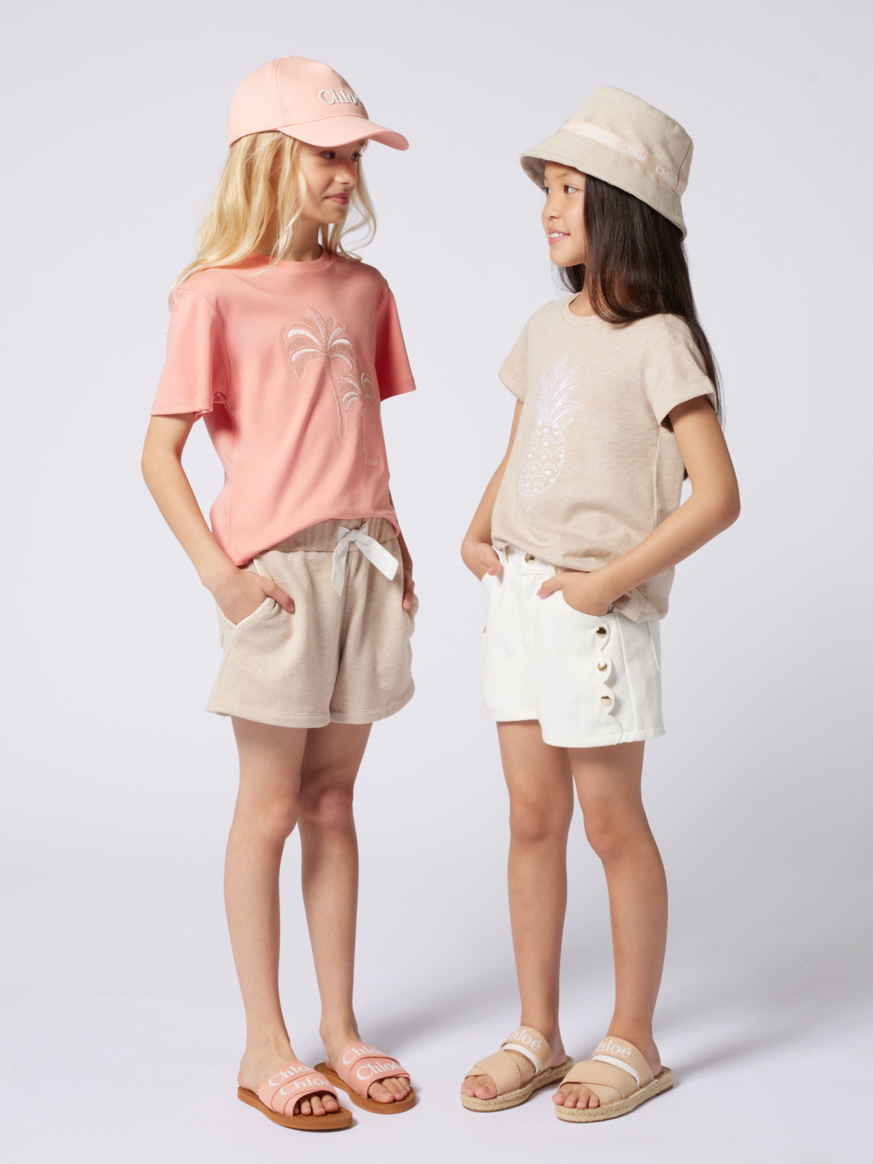 Chlo¨¦ Girls Palm Tree T-Shirt in Pink 2025 Newest Cheap Online