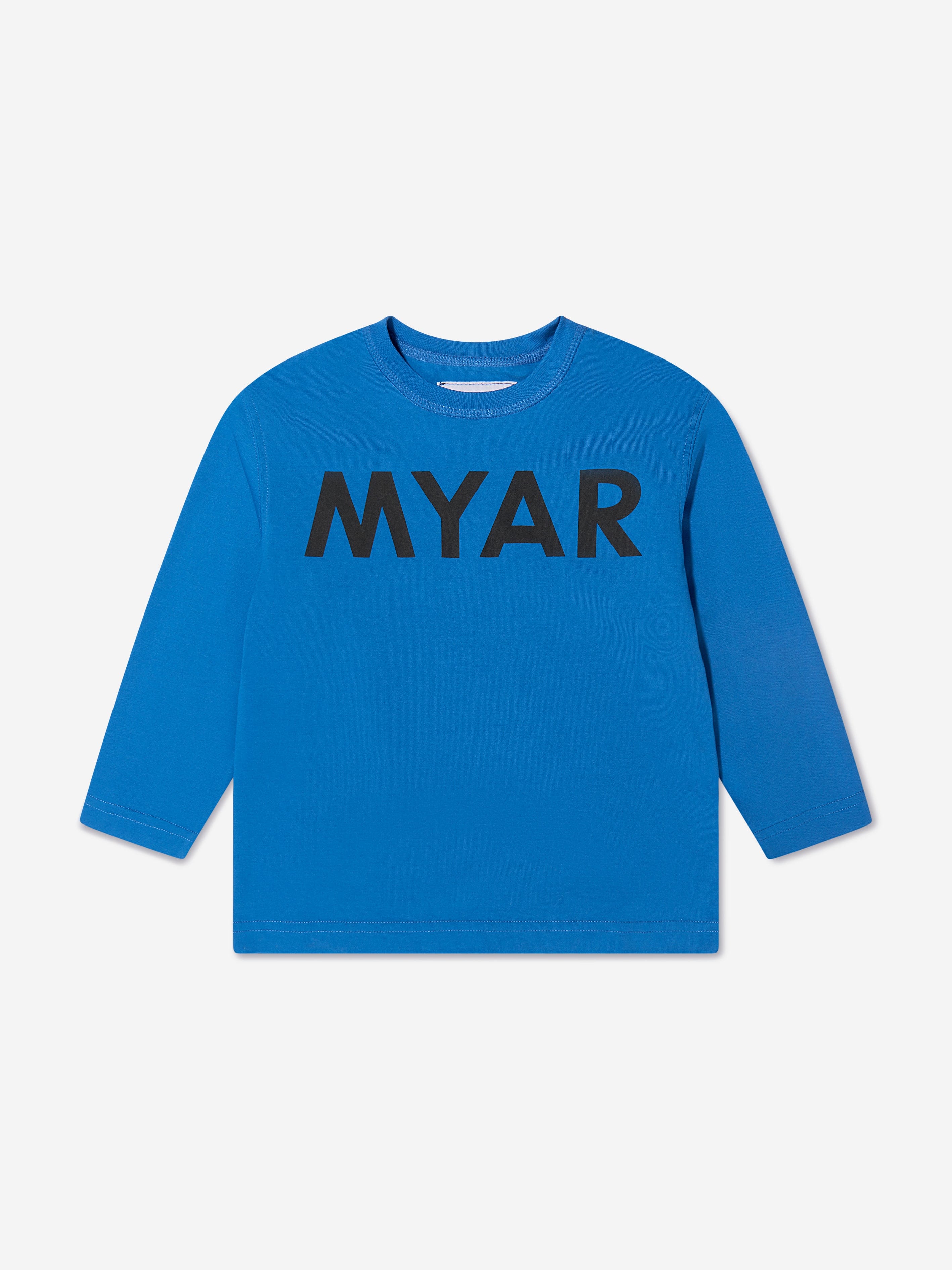 Myar Kids Long Sleeve Logo T-Shirt Free Shipping 2025 New