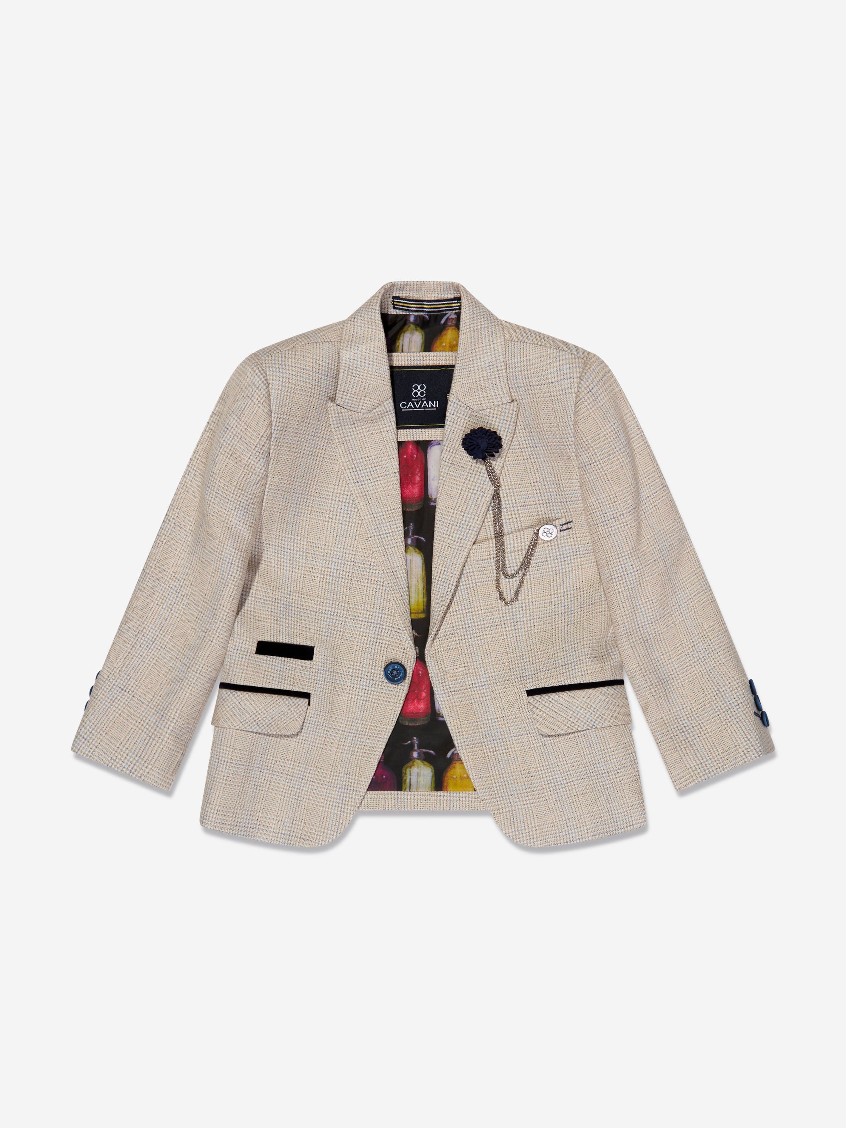 House Of Cavani Boys Caridi Suit in Beige Enjoy For Sale