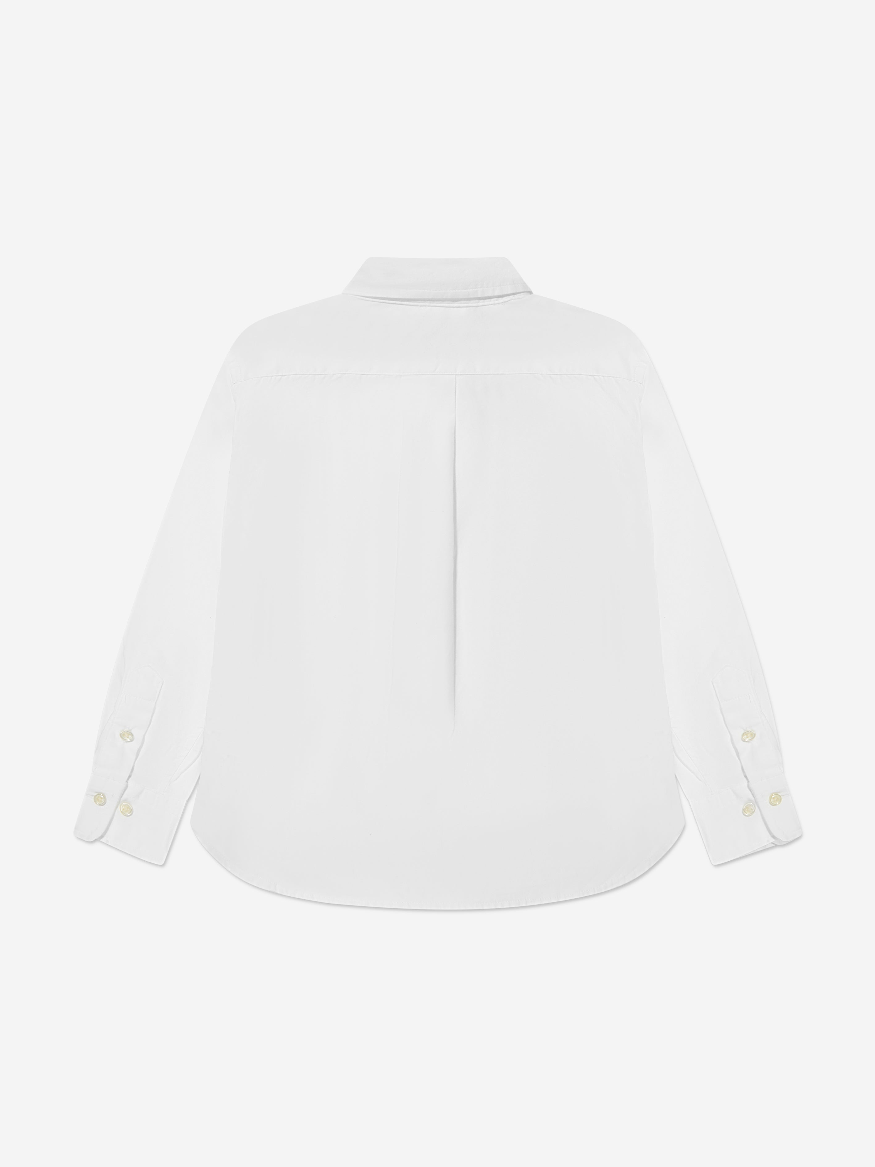 Ralph Lauren Boys Slim Fit Oxford Shirt in White Sale New