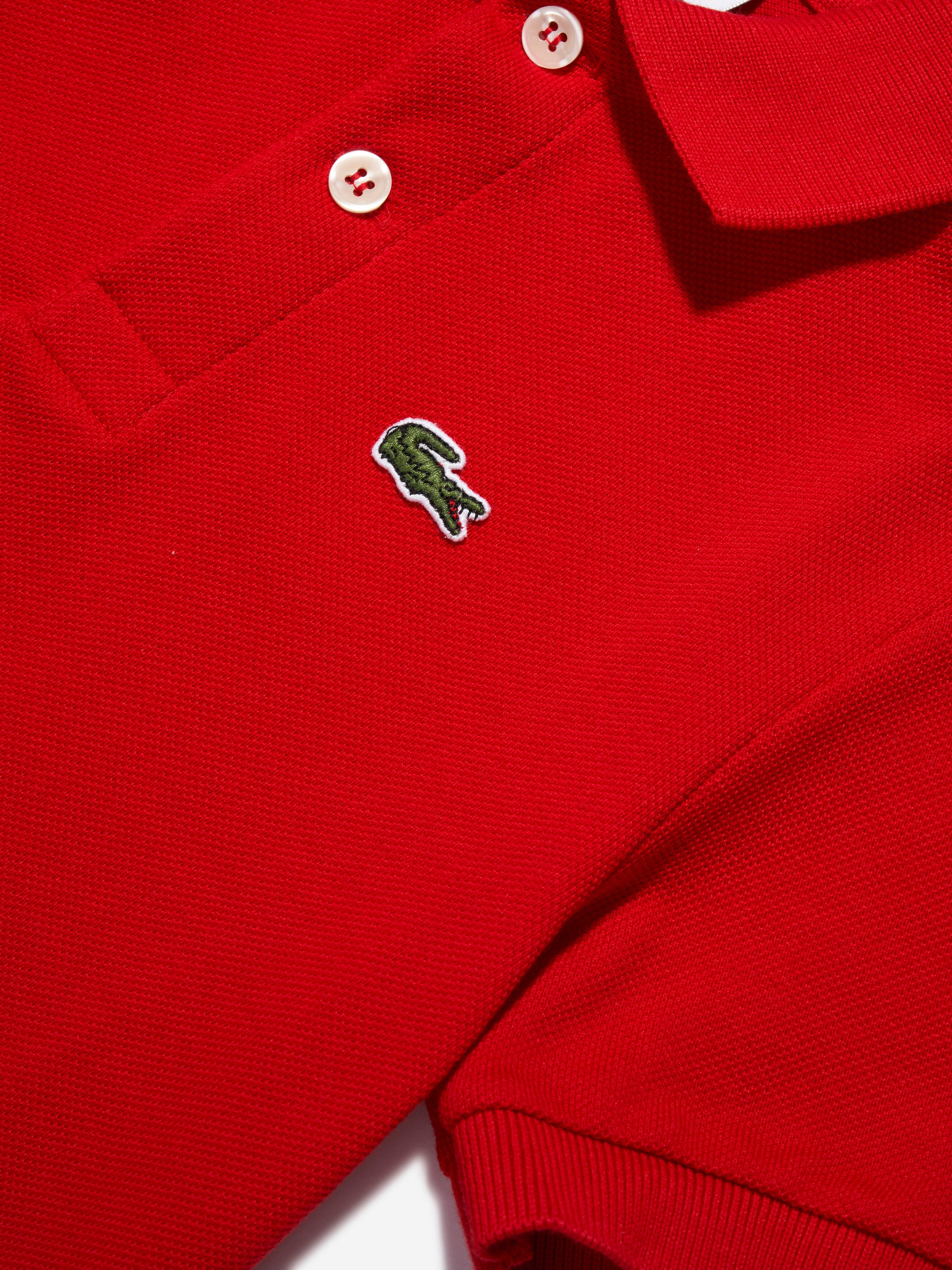 Lacoste Boys Cotton Pique Polo Top Buy Cheap Cost