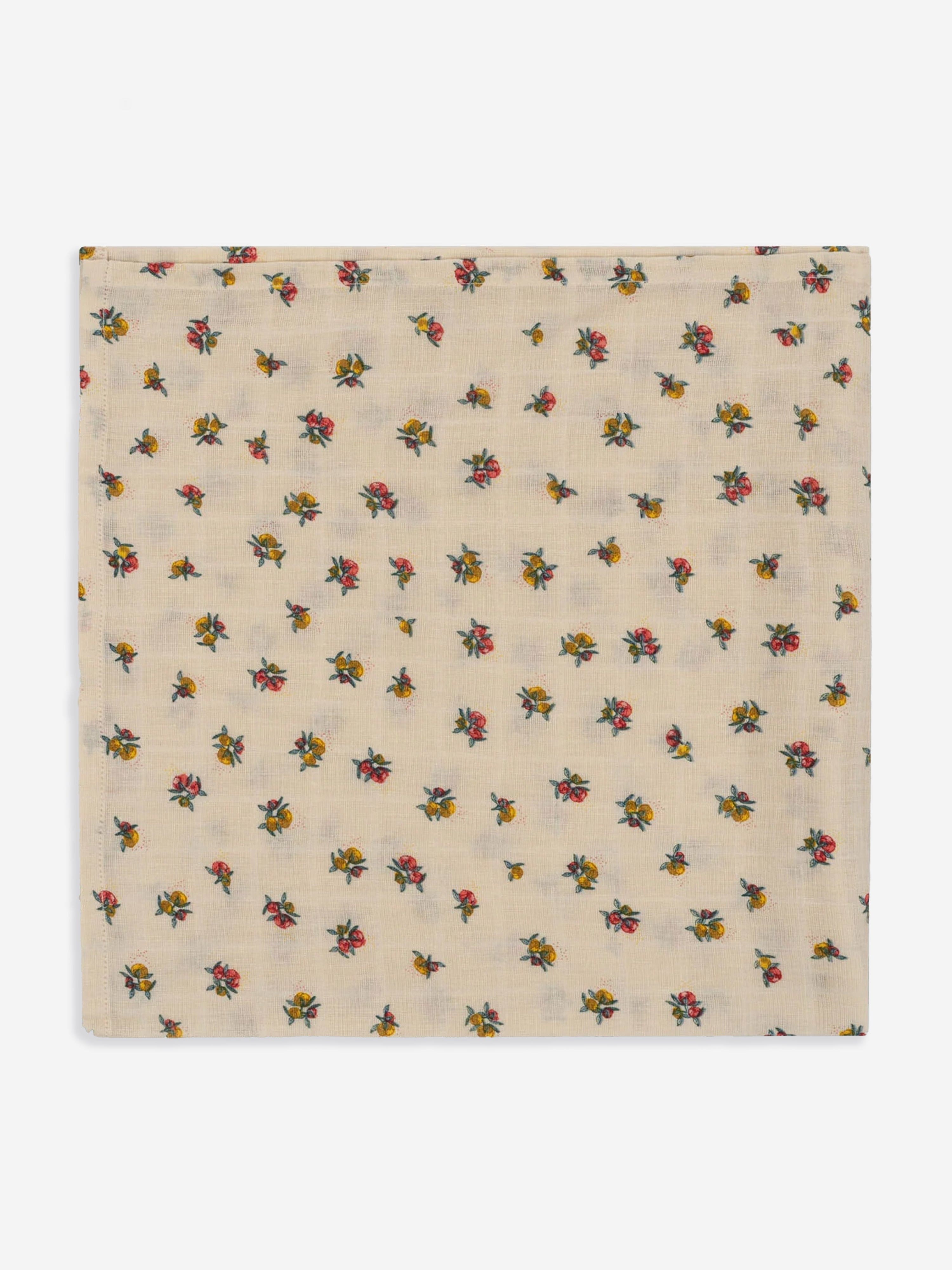 Konges Sljd Baby Girls Peony Muslin Swaddle in Multicolour (115cm) Fake Cheap Online