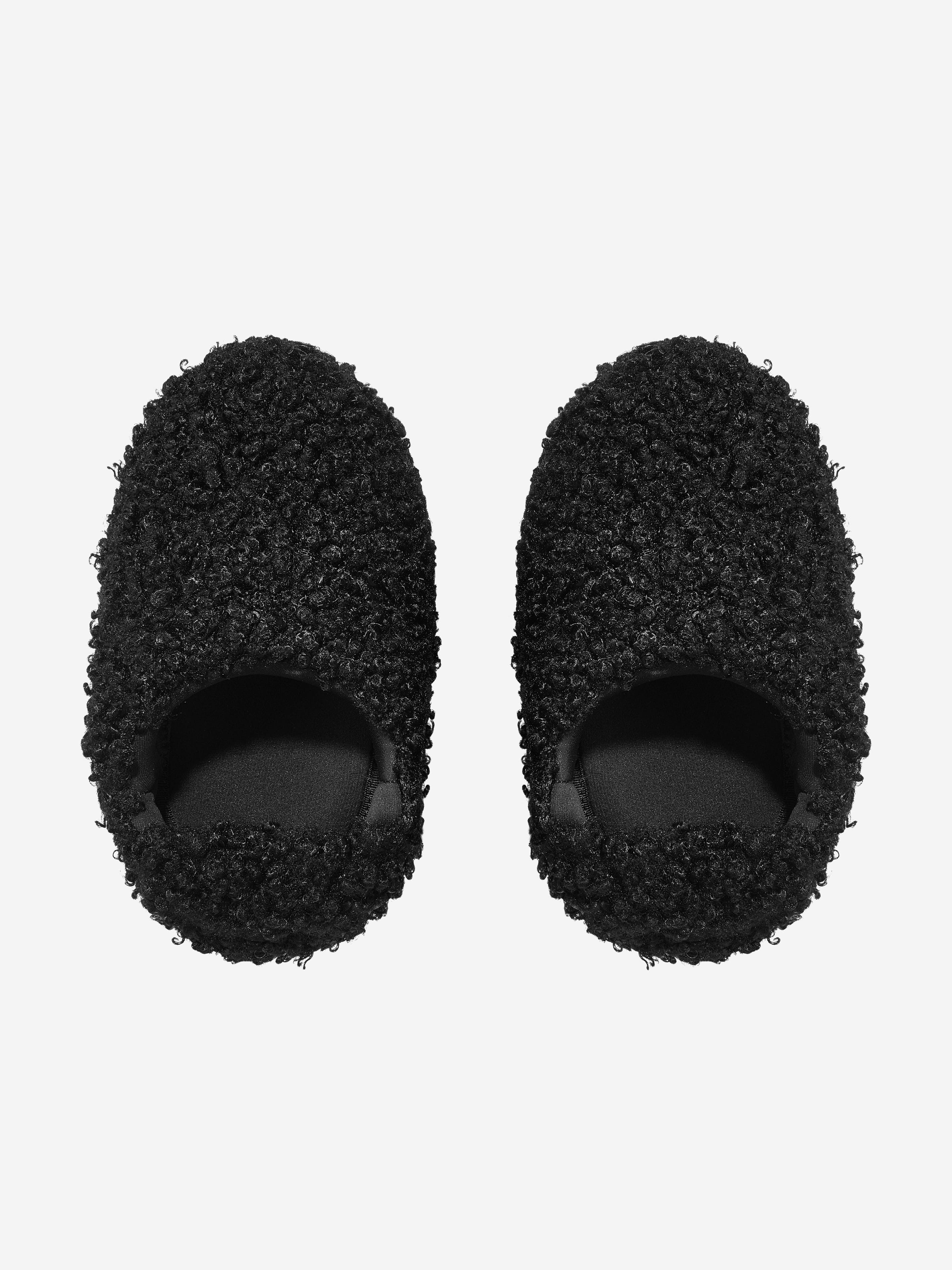 Moon Boot Kids Faux Curly Sandals in Black Geniue Stockist Cheap Pice