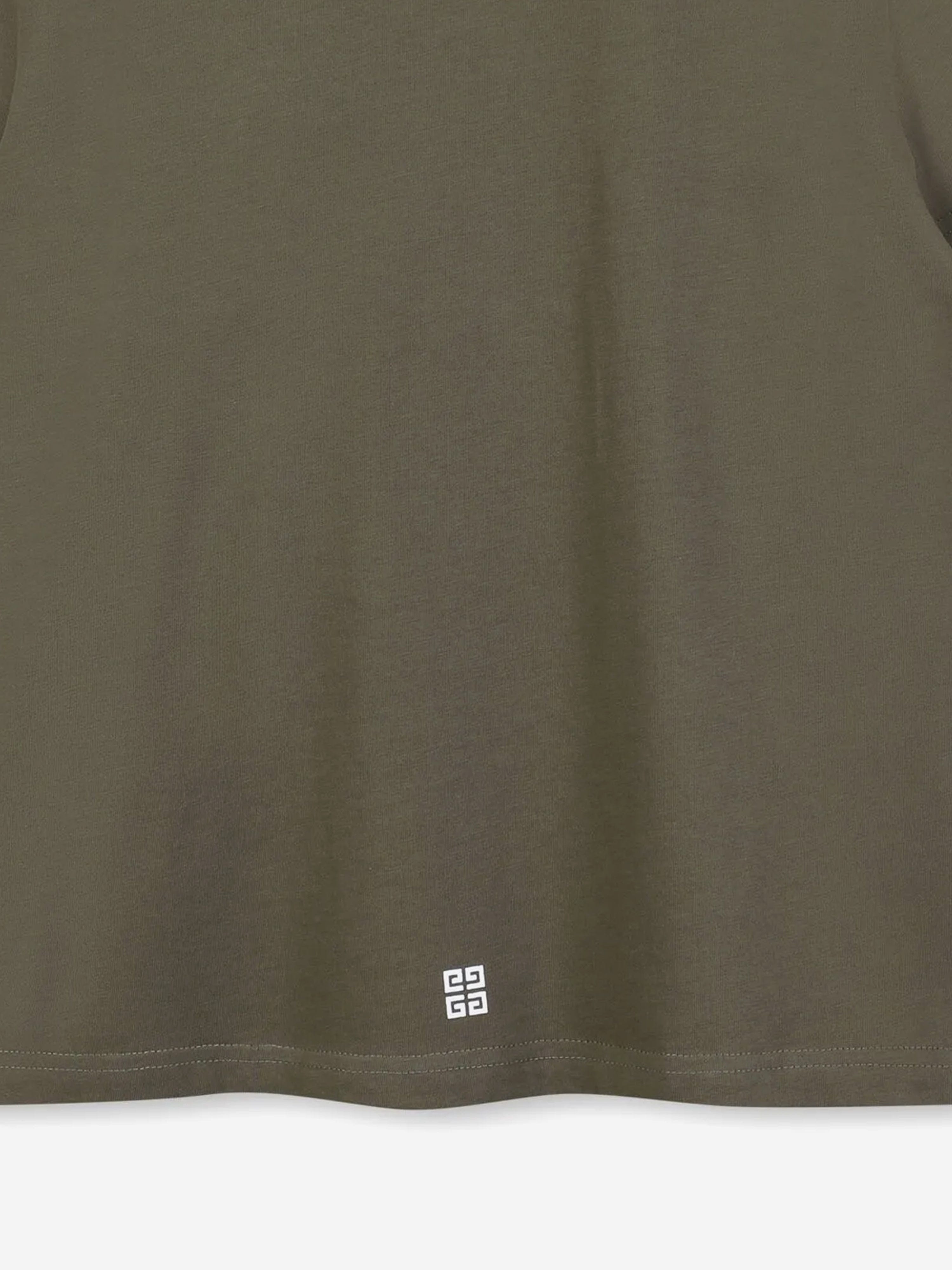 Boys Logo Print T-Shirt in Green Popular Cheap Online