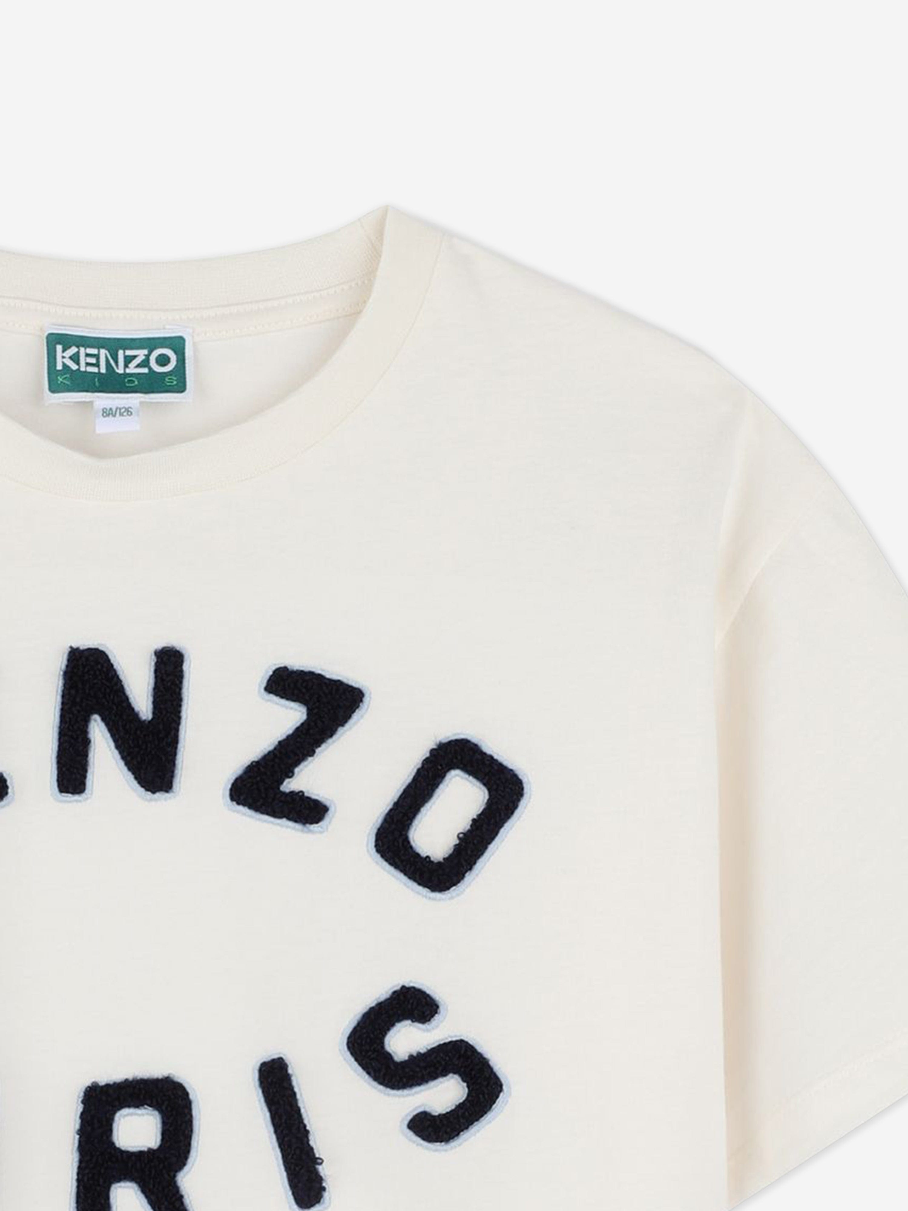 Kids Logo T-Shirt in Ivory Clearance Best Place