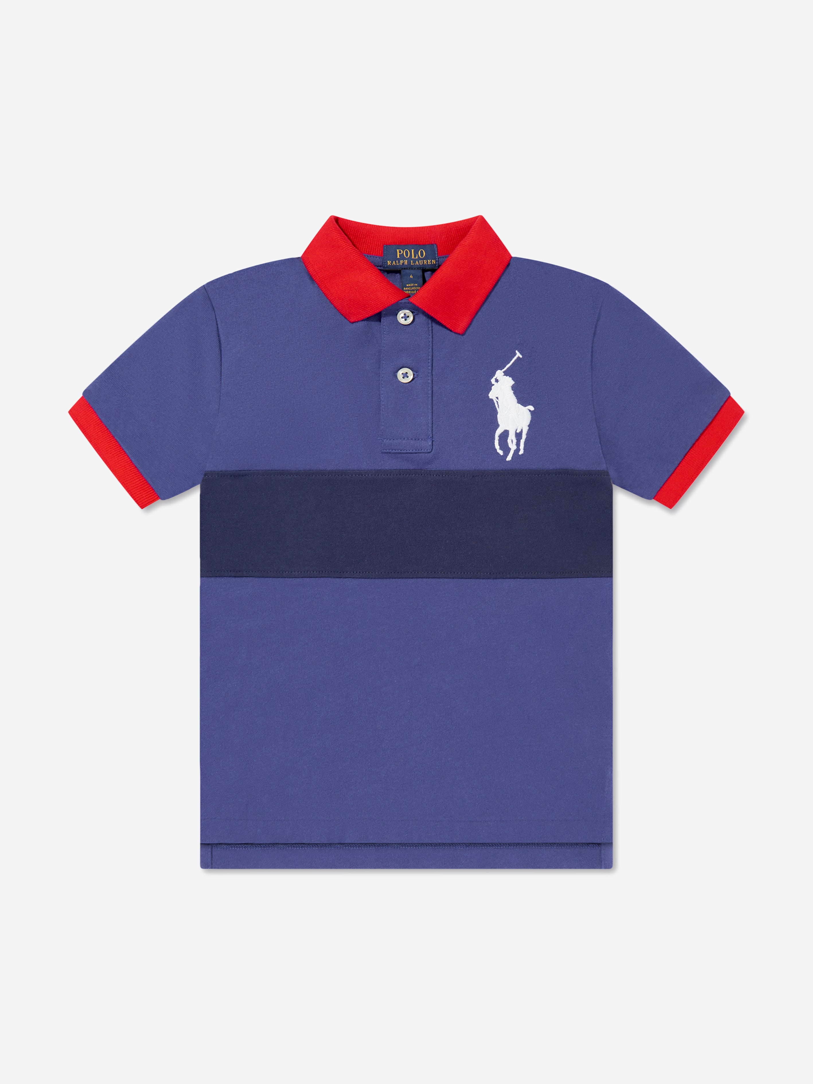 Ralph Lauren Boys Logo Polo Shirt in Navy Quality Free Shipping