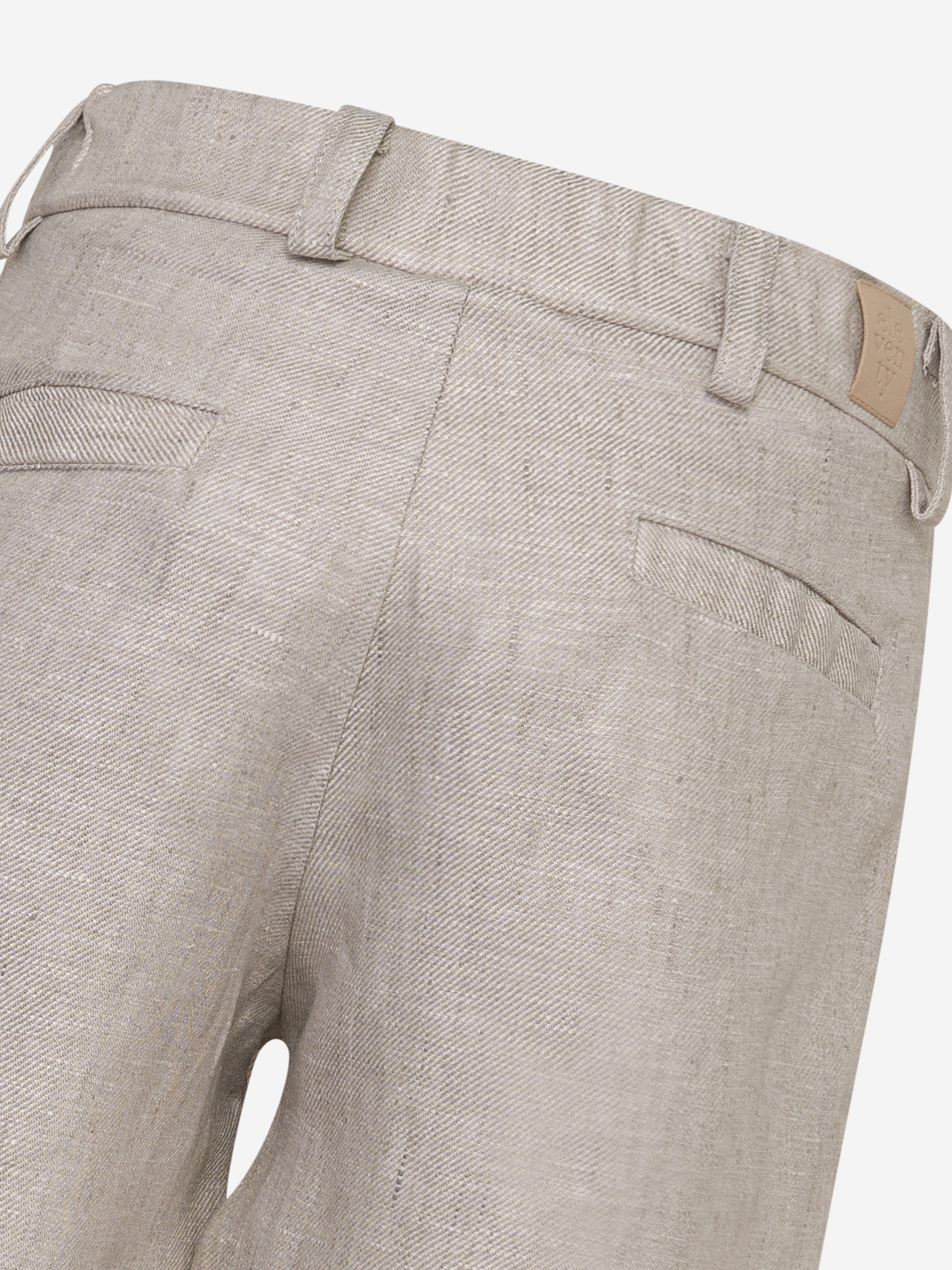 Eleventy Boys Linen Shorts in Beige Outlet Low Pice Fee Shipping