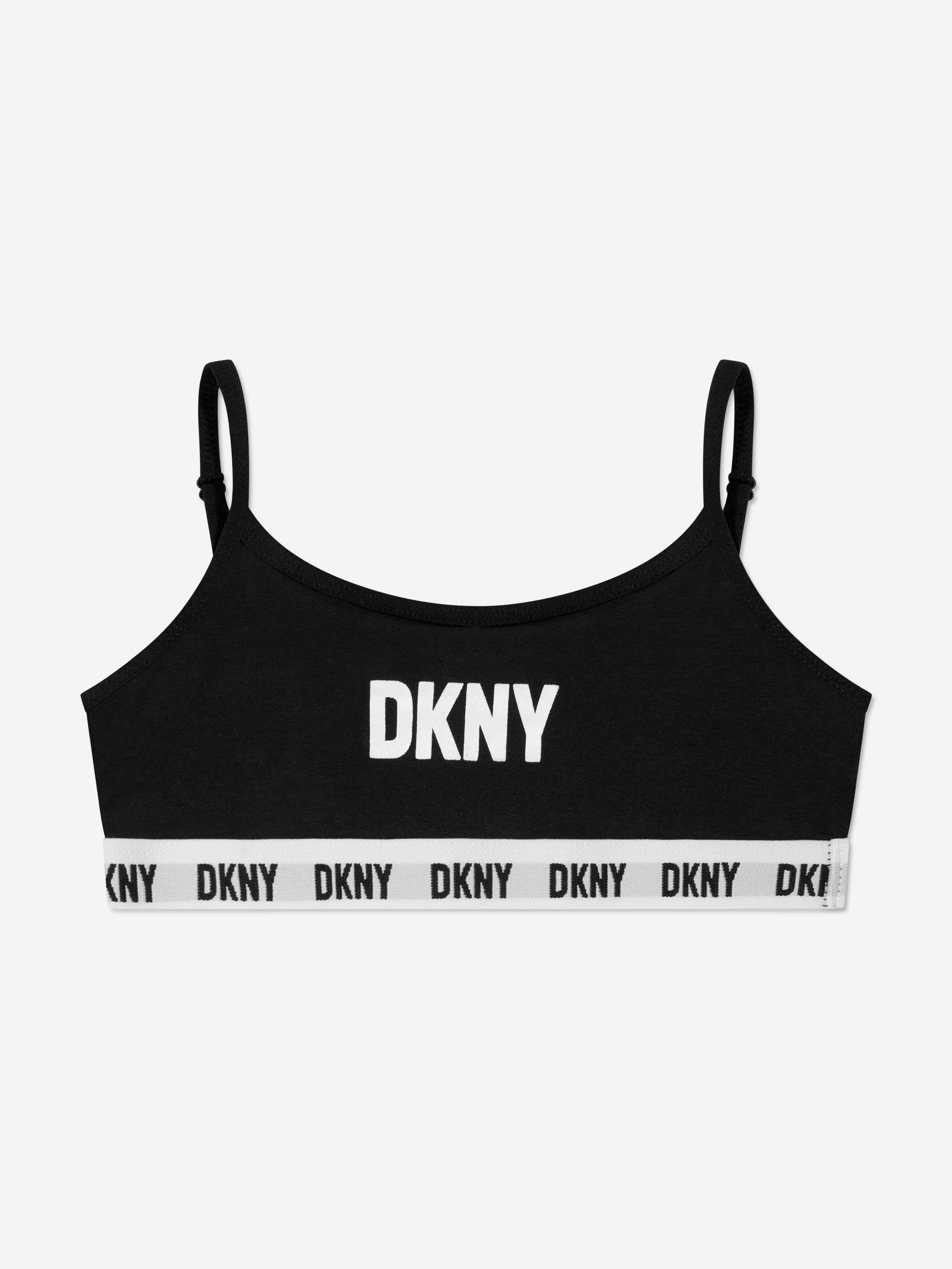 DKNY Girls 2 Pack Training Bra Set in Black Pictures Online