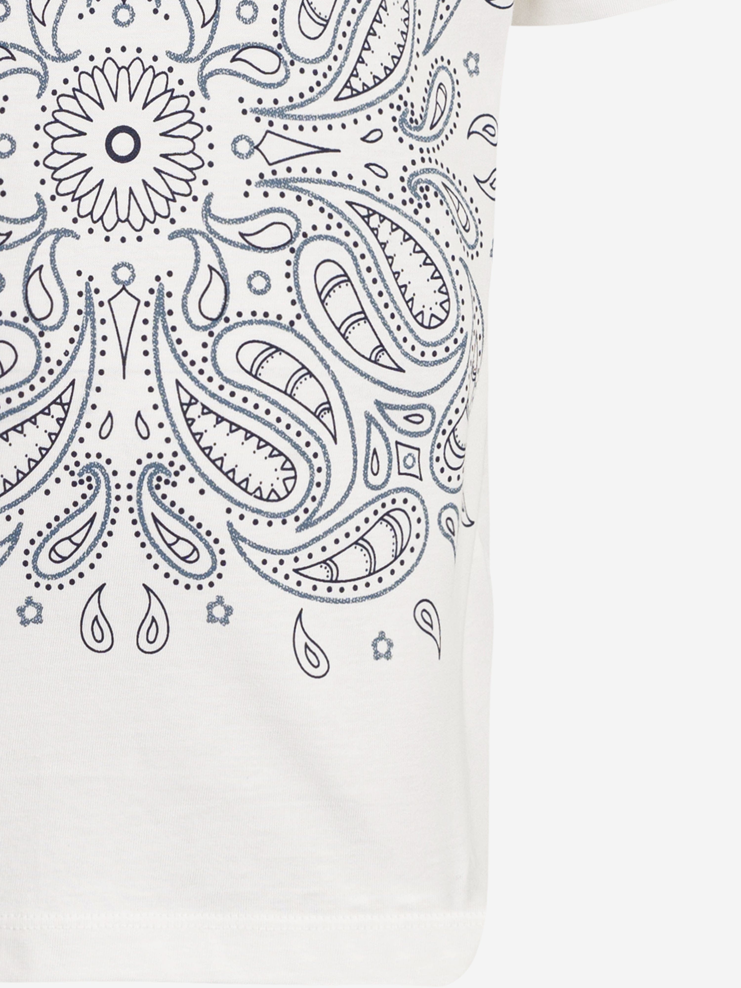 Kids Paisley T-Shirt in Ivory Choice For Sale