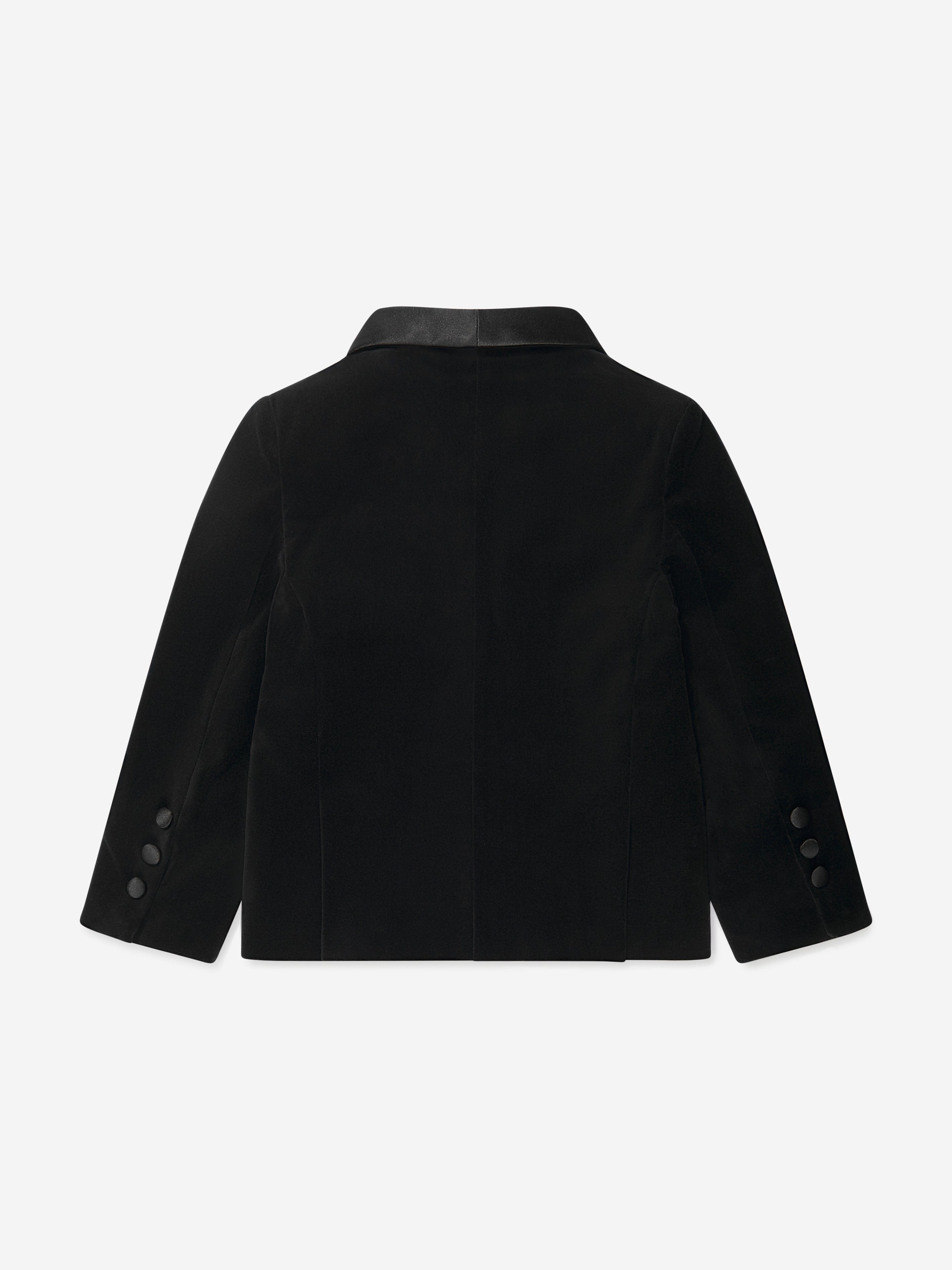 Patachou Boys Velvet Blazer in Black Tumblr Cheap Online