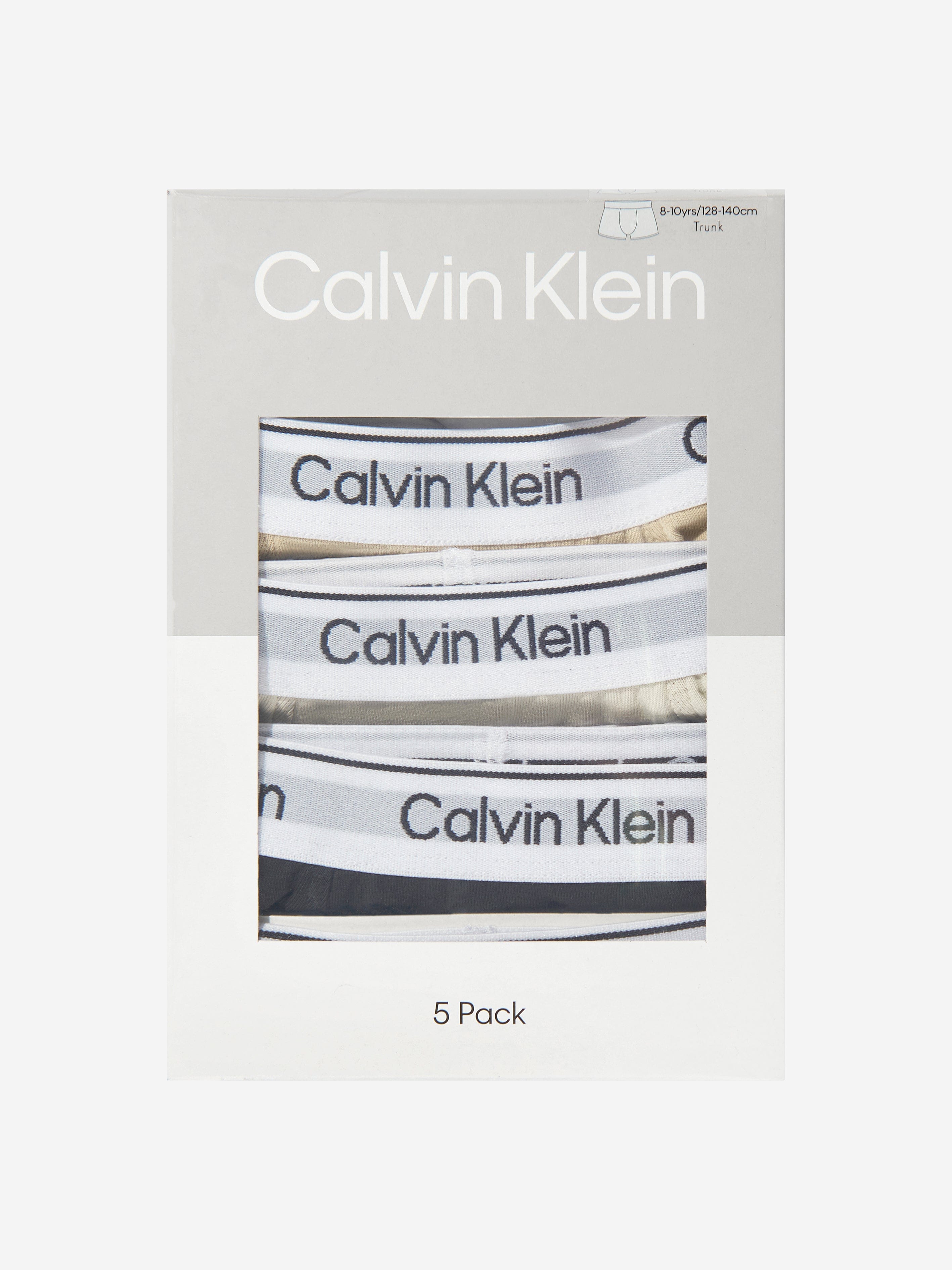 Calvin Klein Boys 5 Pack Boxer Shorts Set in Multicolour Free Shipping New Styles