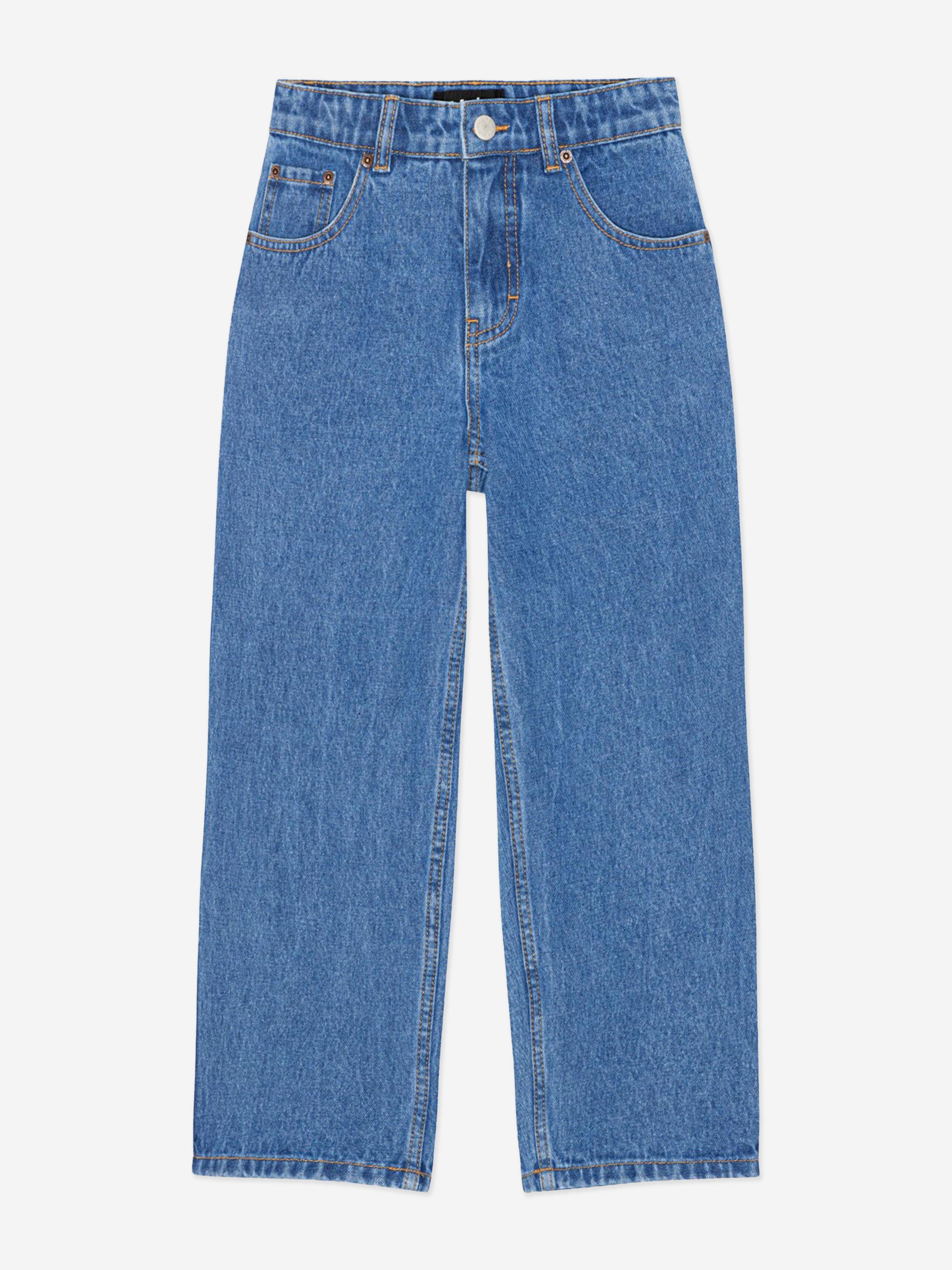 Molo Kids Stone Denim Regular Jeans in Blue Cheap Sale From China