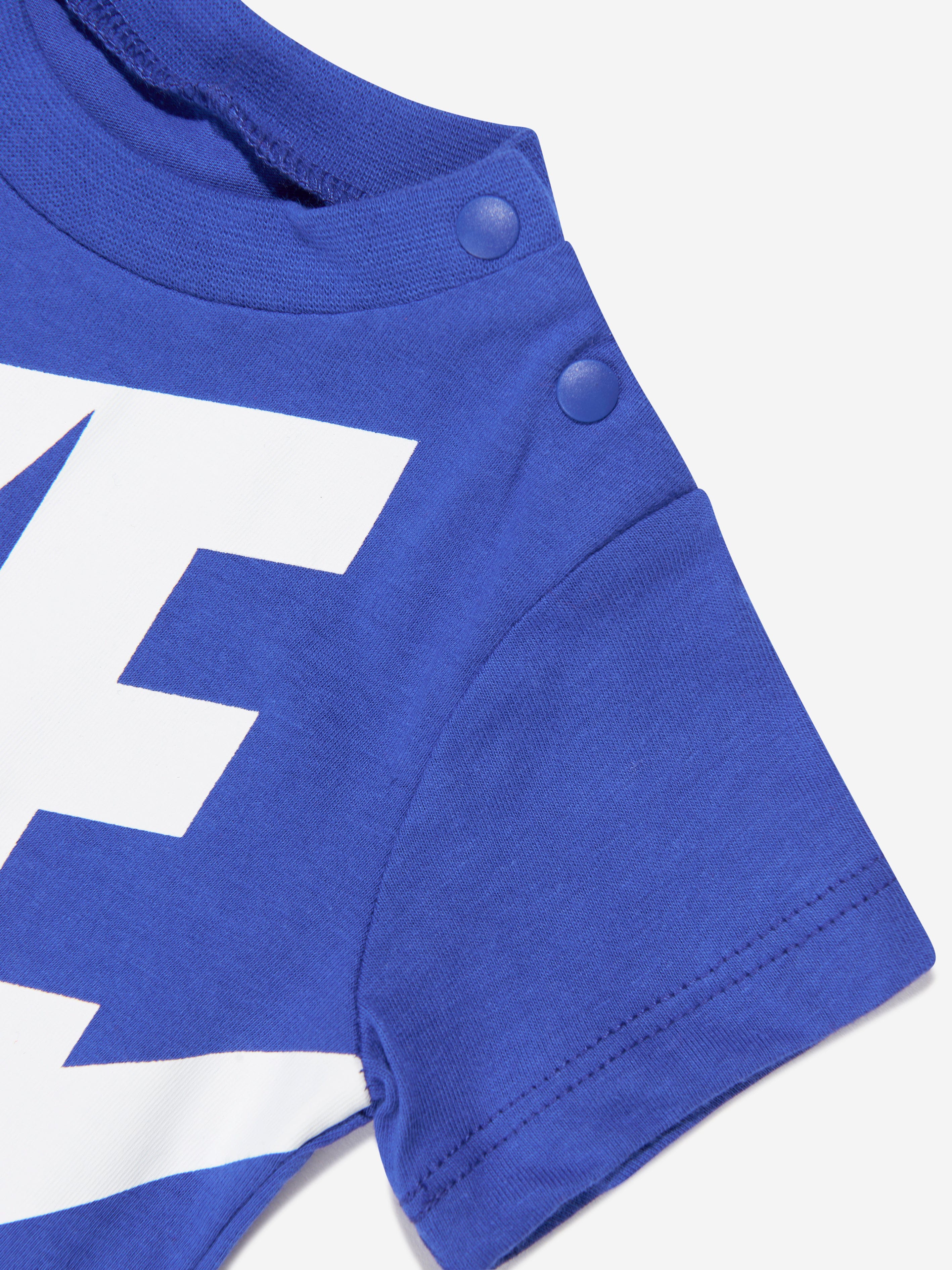Nike Baby Boys Futura Romper in Blue Perfect Sale Online