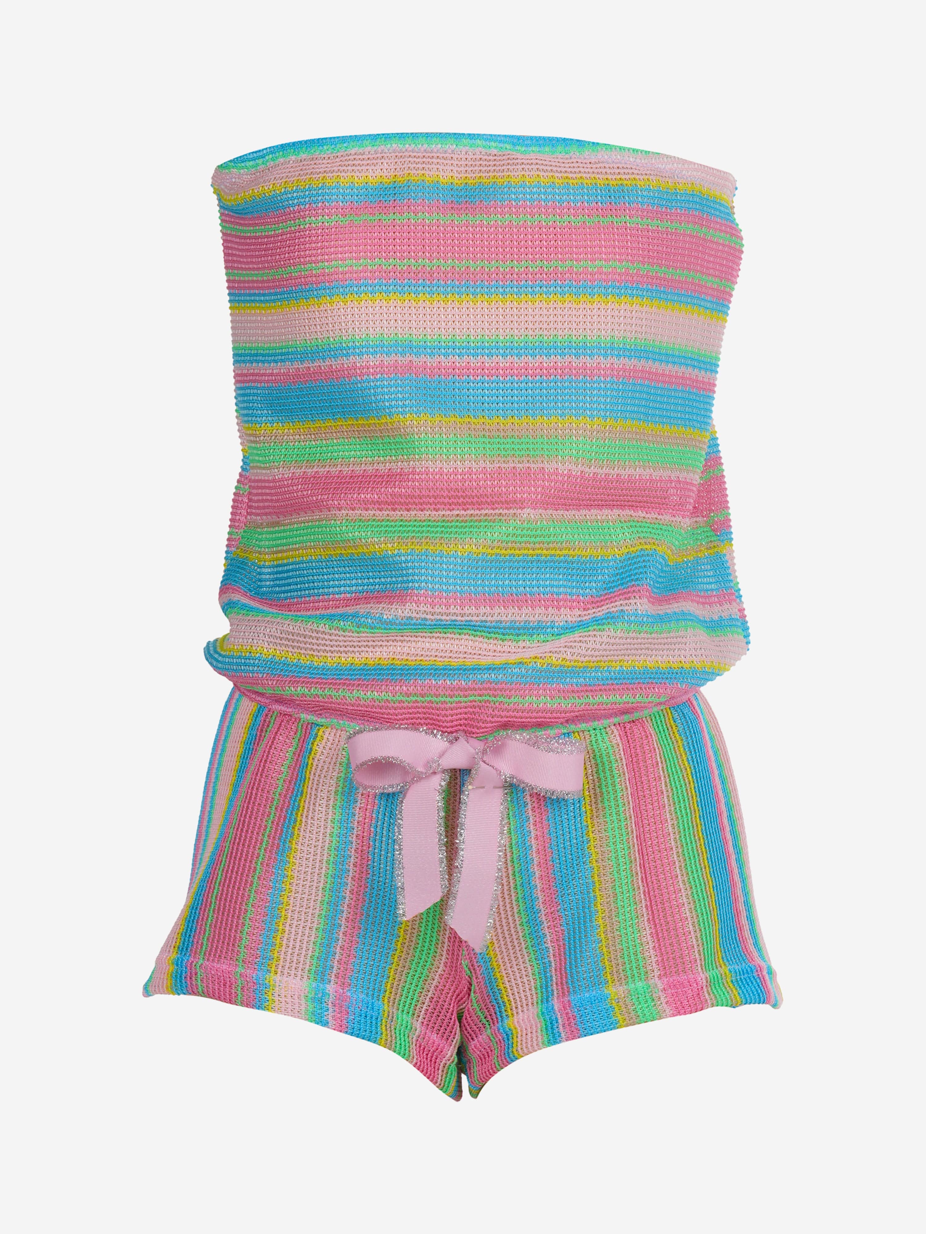 Girls Jeannie Playsuit in Multicolour Free Shipping Get Authentic