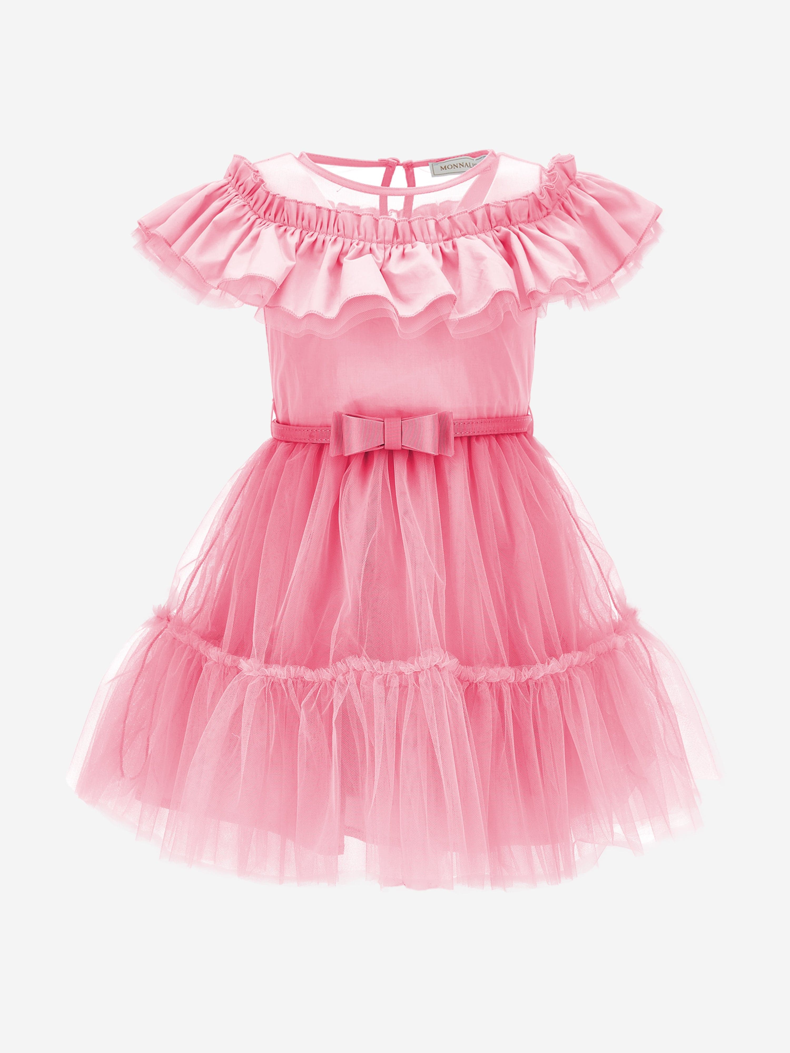 Monnalisa Girls Tulle Dress in Pink Buy Cheap Release Dates