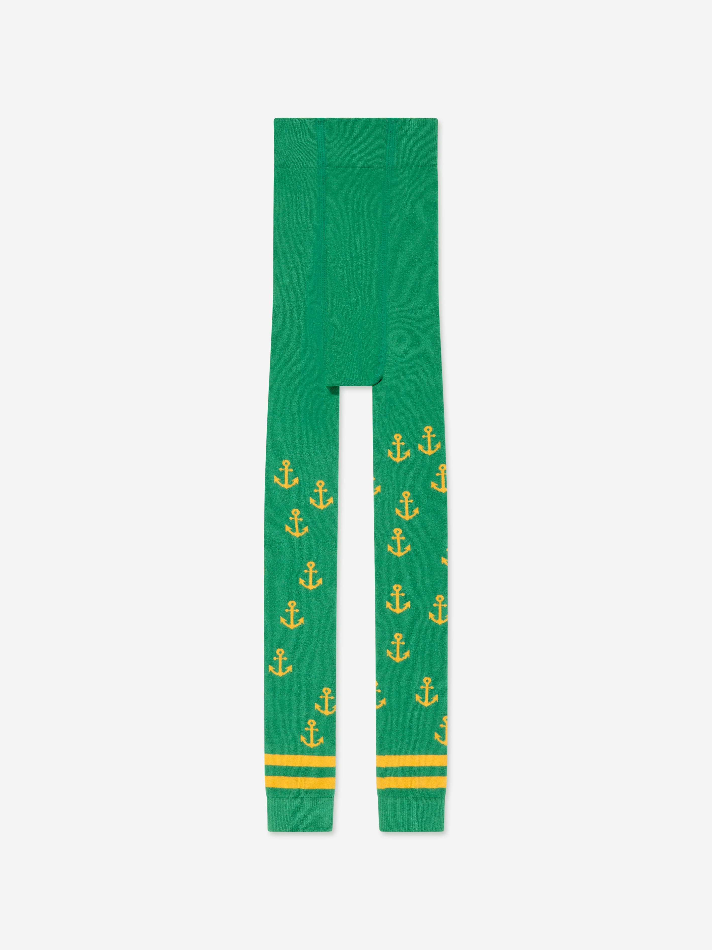 Mini Rodini Girls Anchor Print Leggings in Green Buy Cheap Cheap