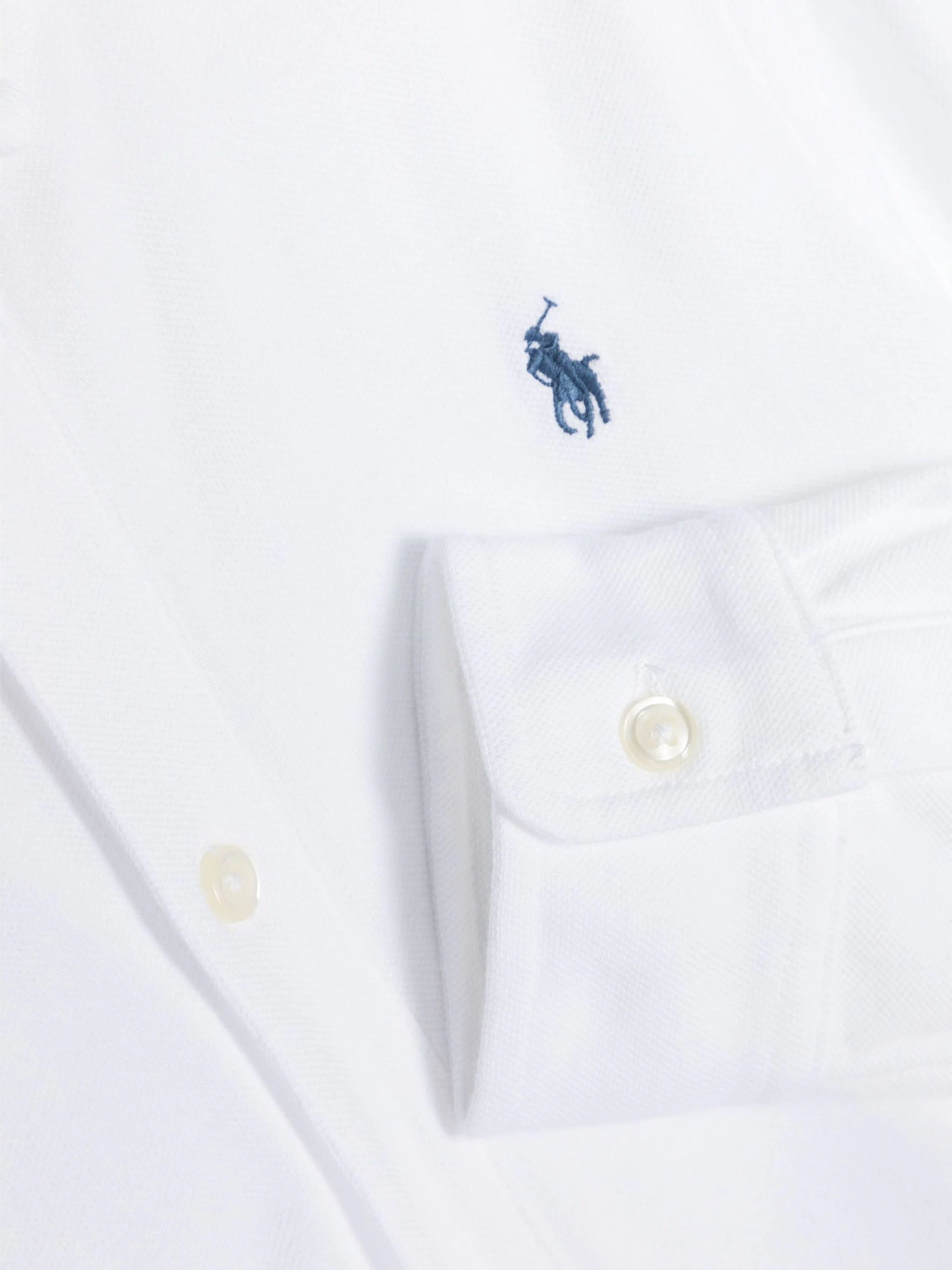 Ralph Lauren Boys Logo Shirt in White Sale Online Cheap