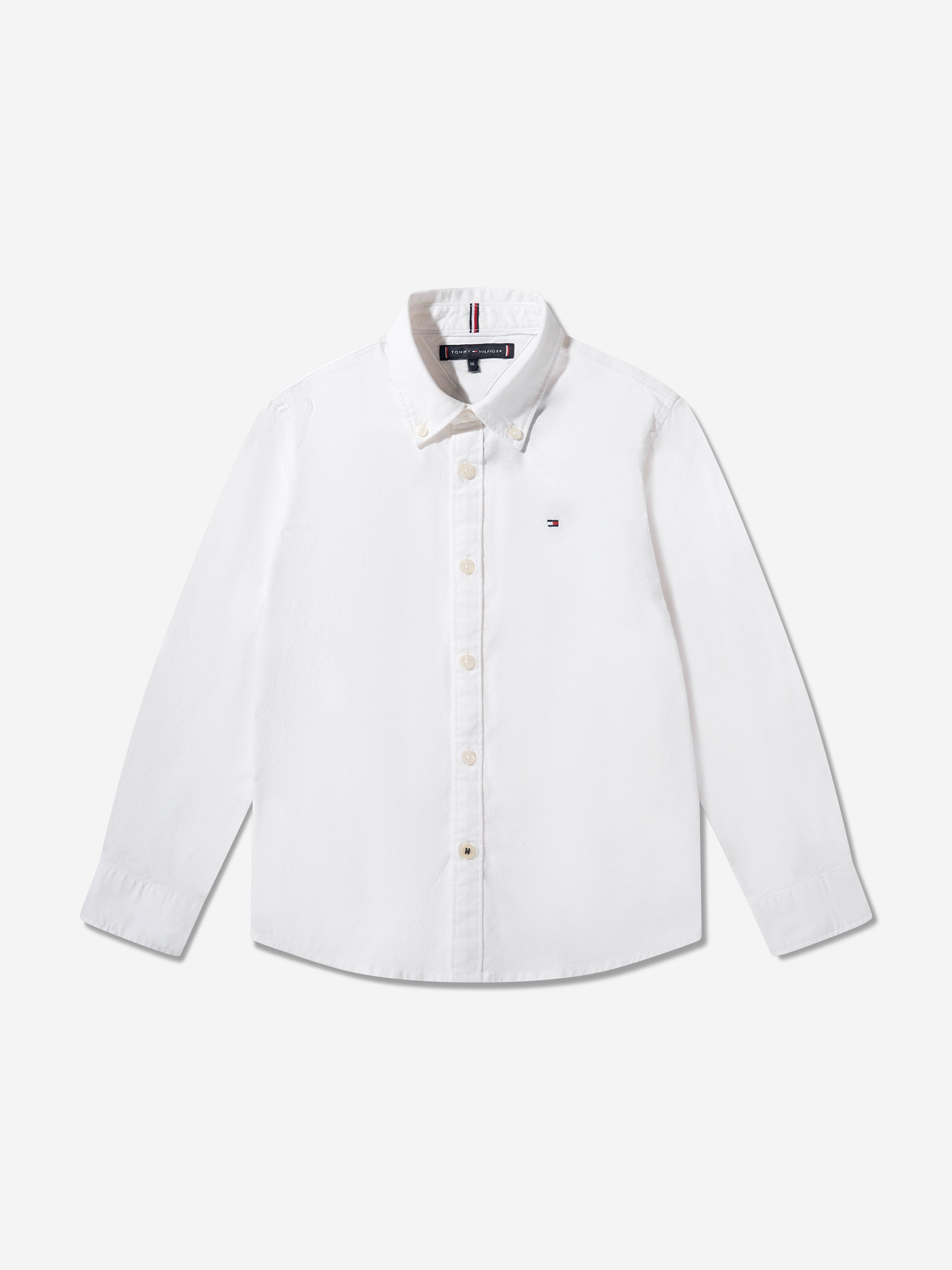 Tommy Hilfiger Boys Stretch Oxford Shirt Sale Visit