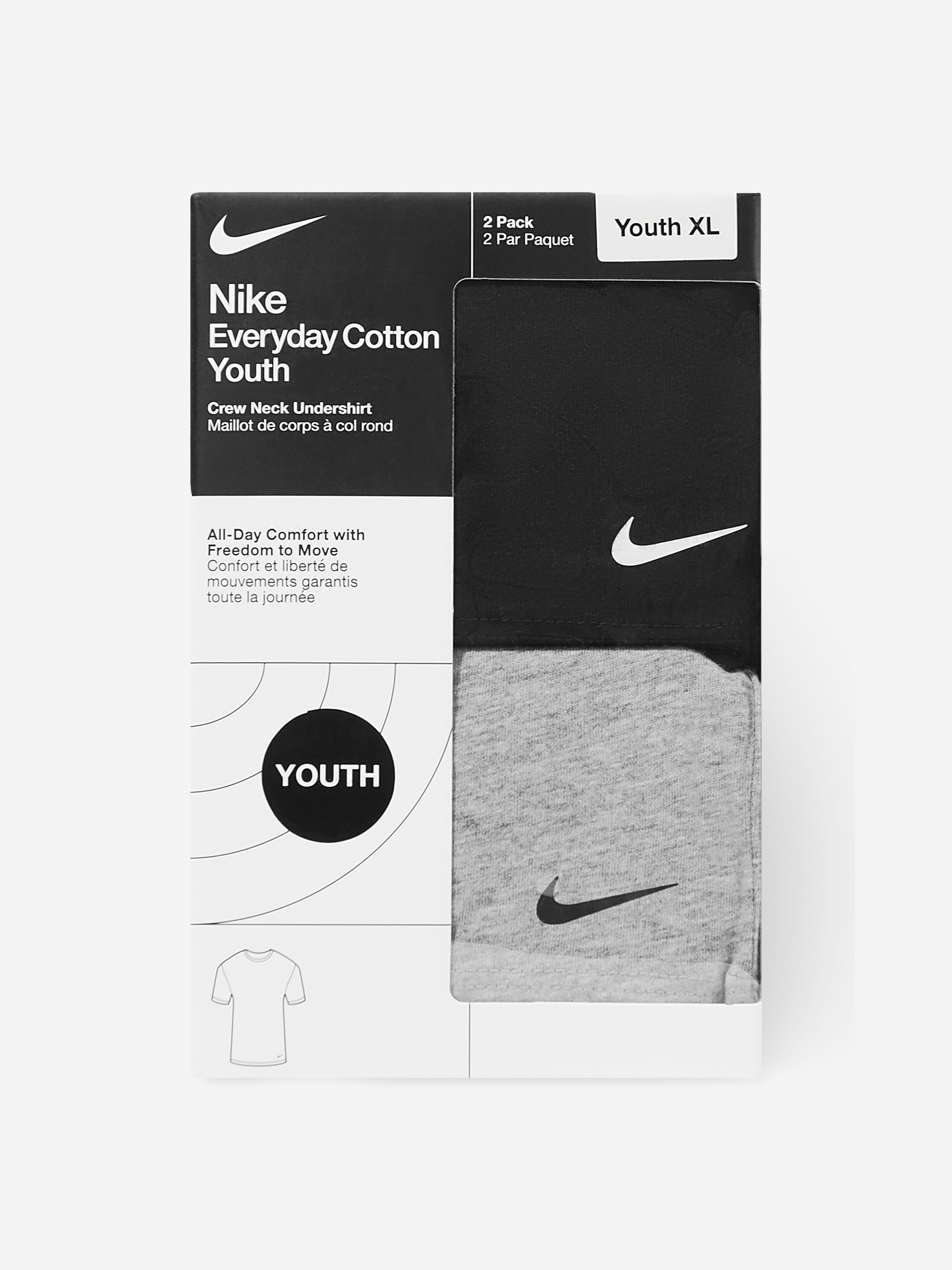 Nike Boys 2 Pack T-Shirt Set in Grey Wholesale Pice Cheap Pice
