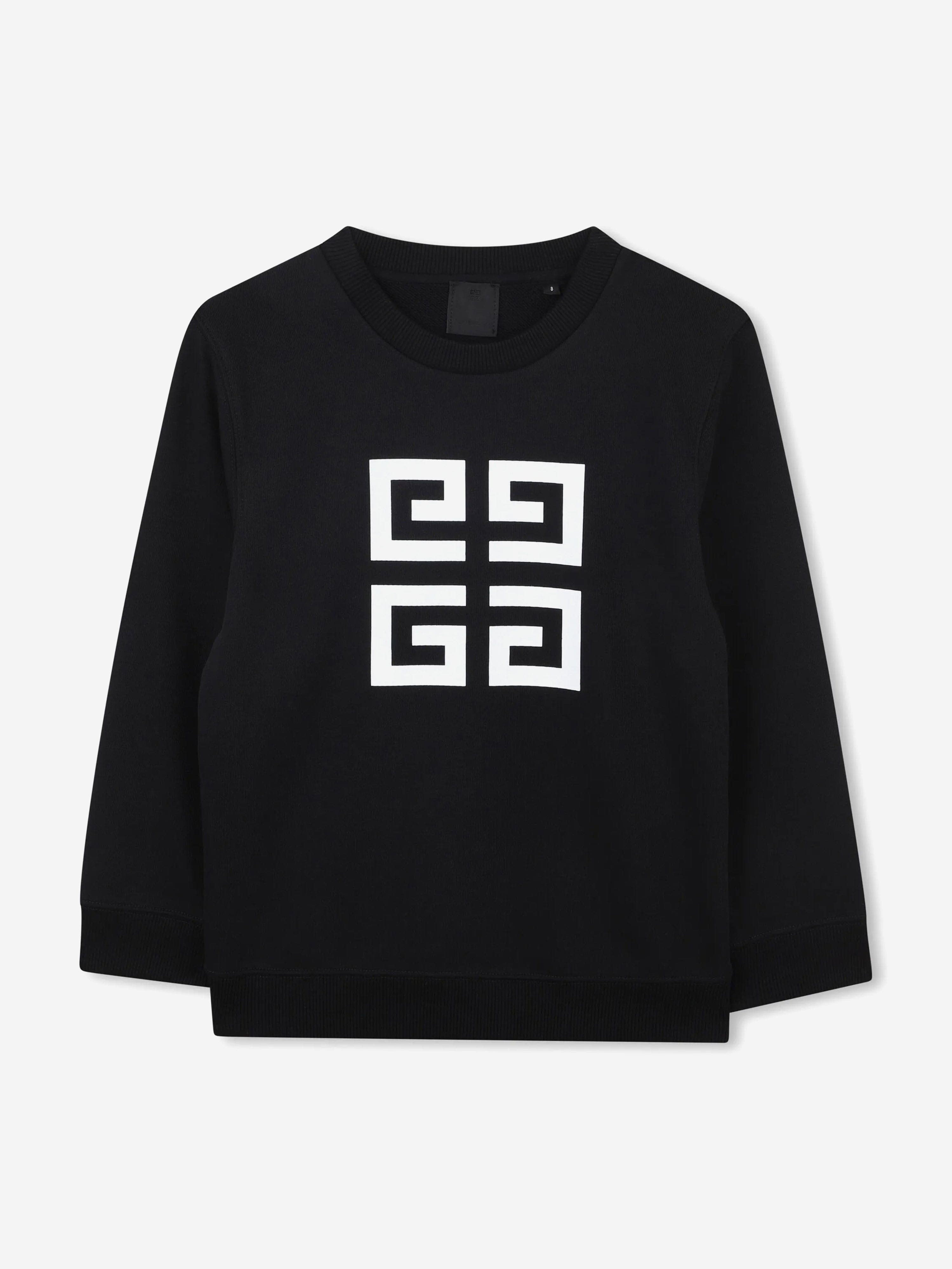 Boys 4G Logo Sweatshirt in Black Cheapest Pice