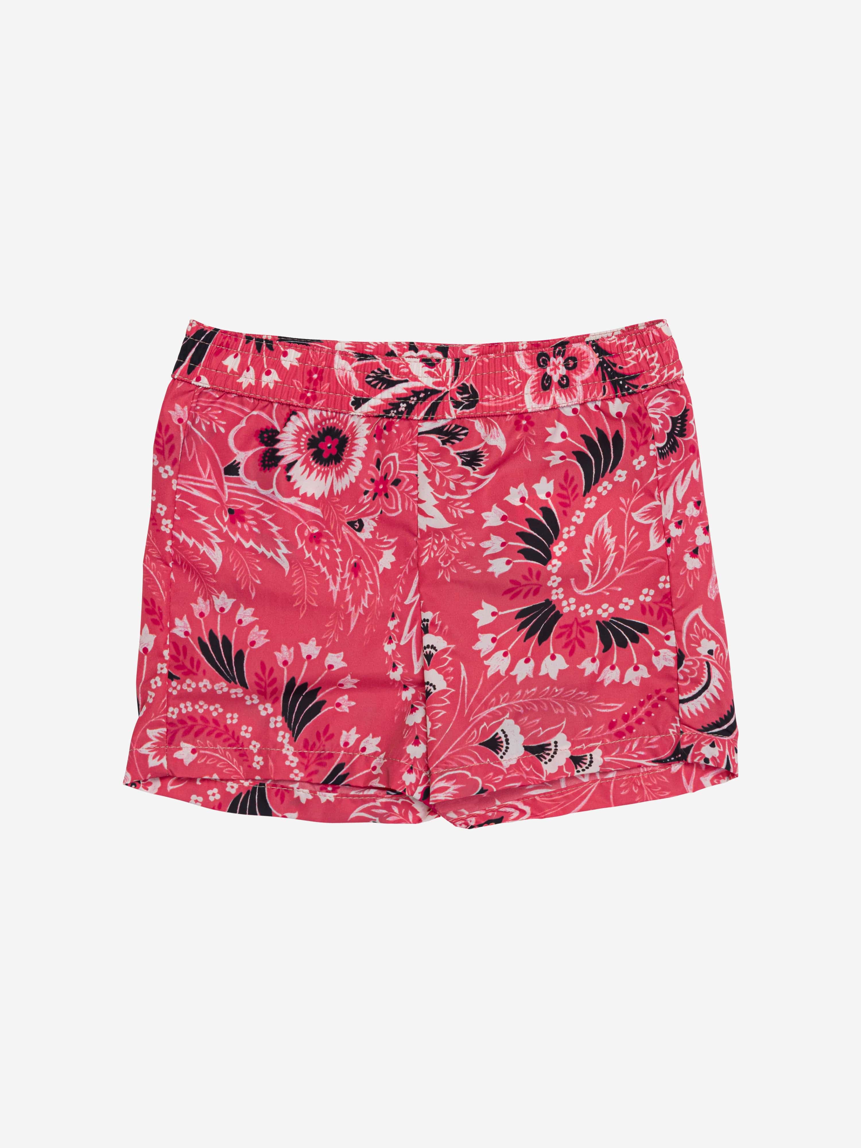 Etro Boys Floral Paisley Swim Shorts in Pink Cheap Sale Brand New Unisex