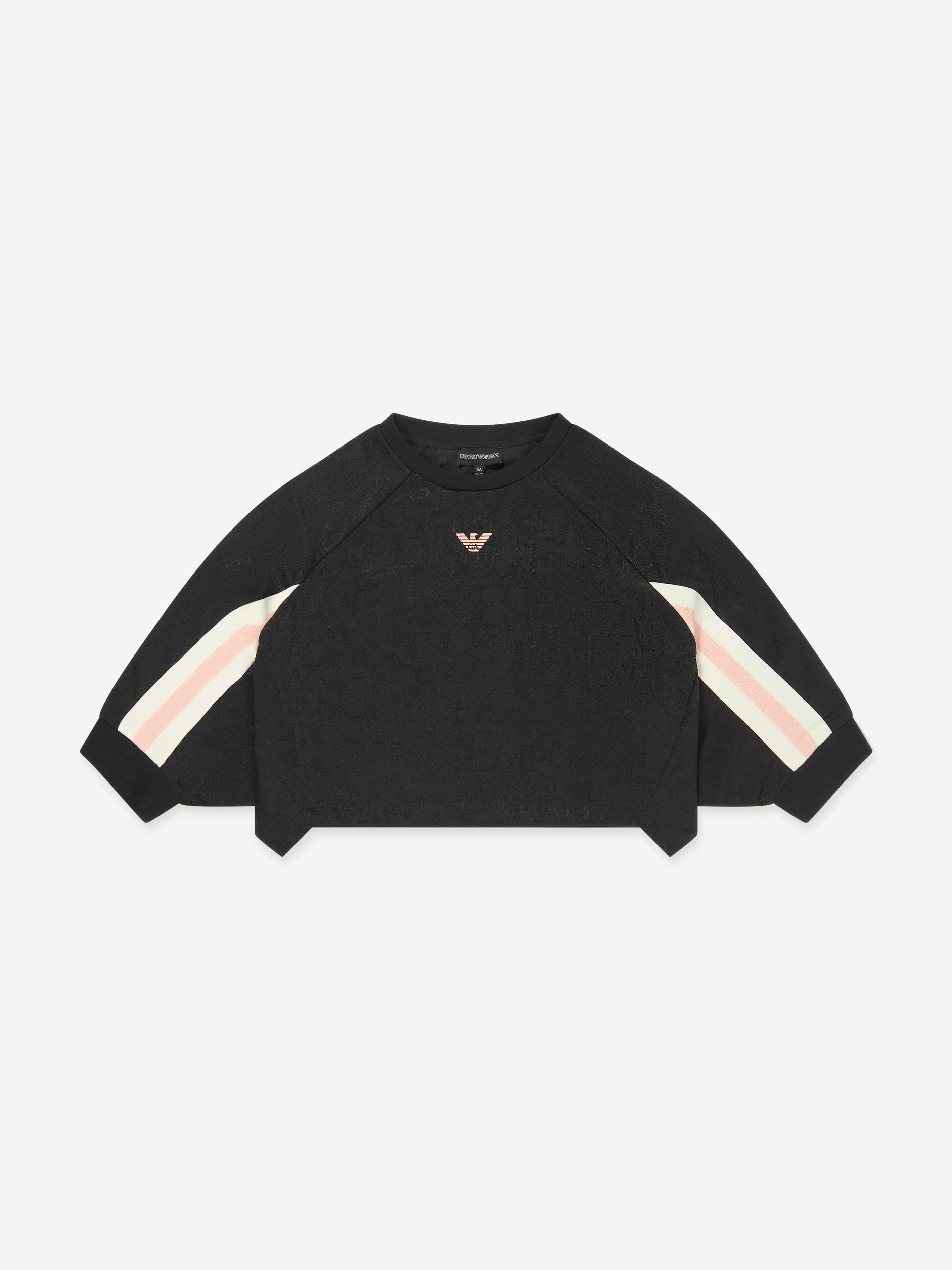 Emporio Armani Girls Batwing Sweatshirt in Navy Cheap Sale Reliable
