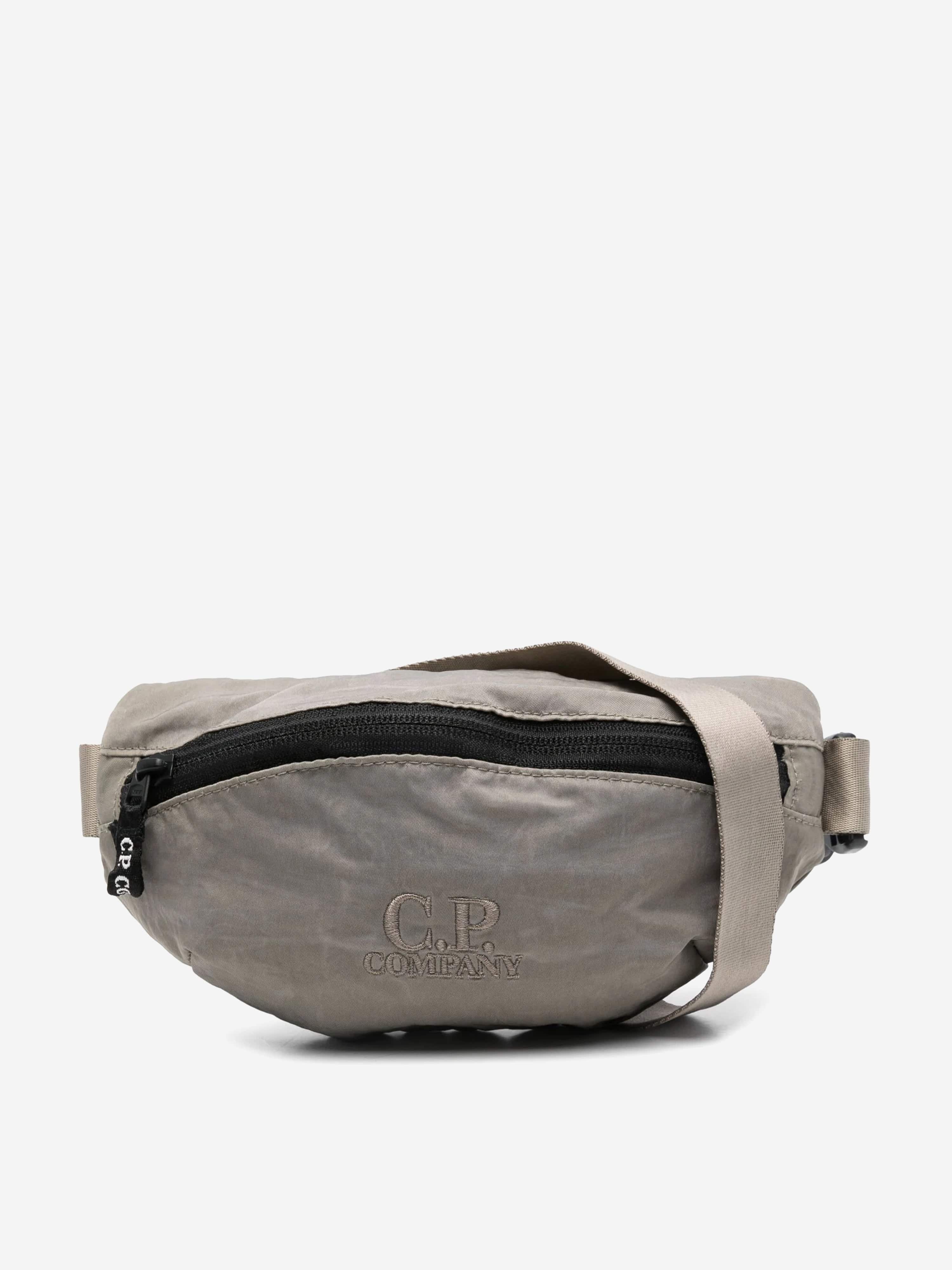 C.P. Company Boys Logo Belt Bag in Green Pre Order For Sale
