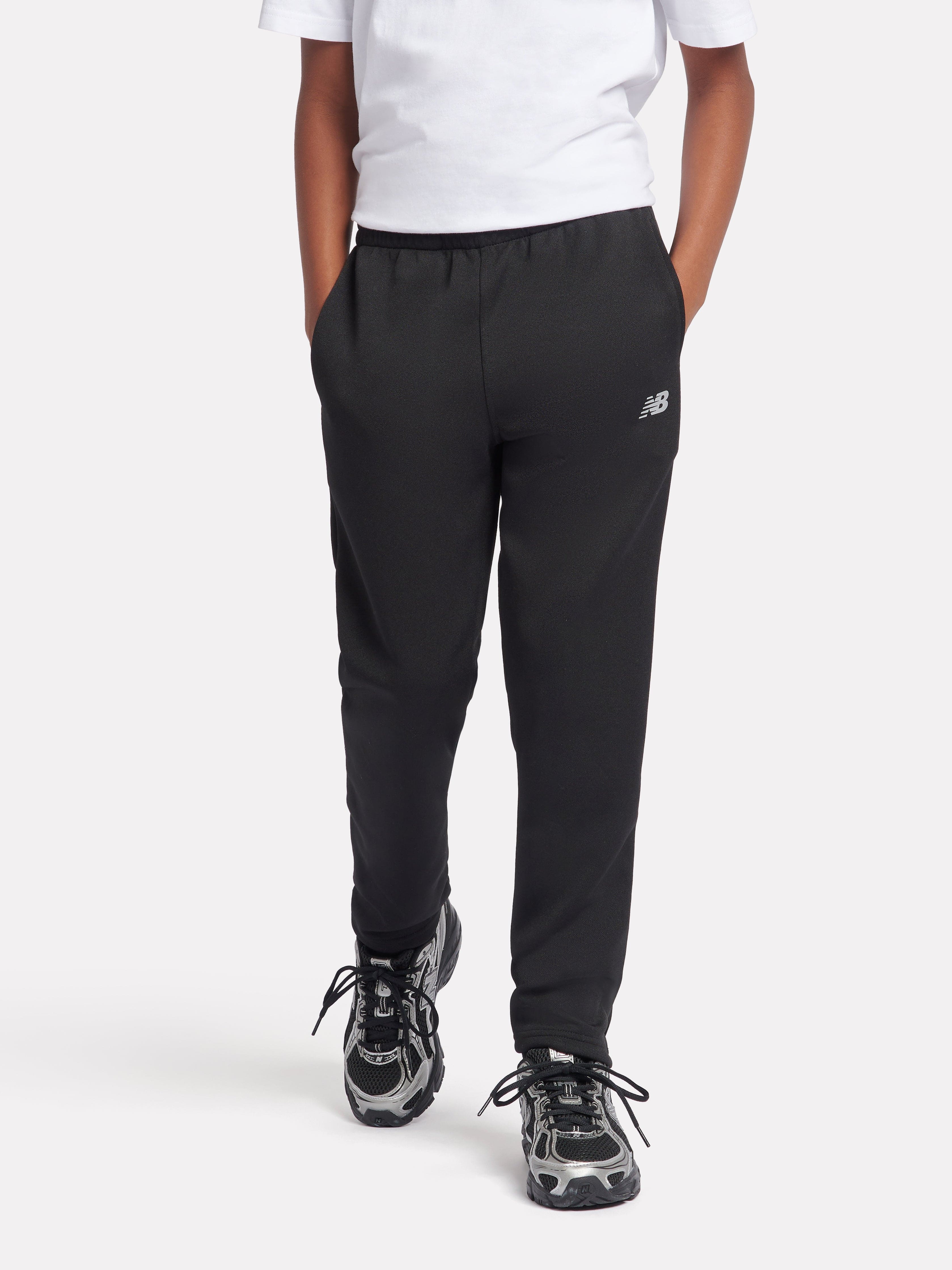 New Balance Boys Tricot Joggers in Black Stockist Online