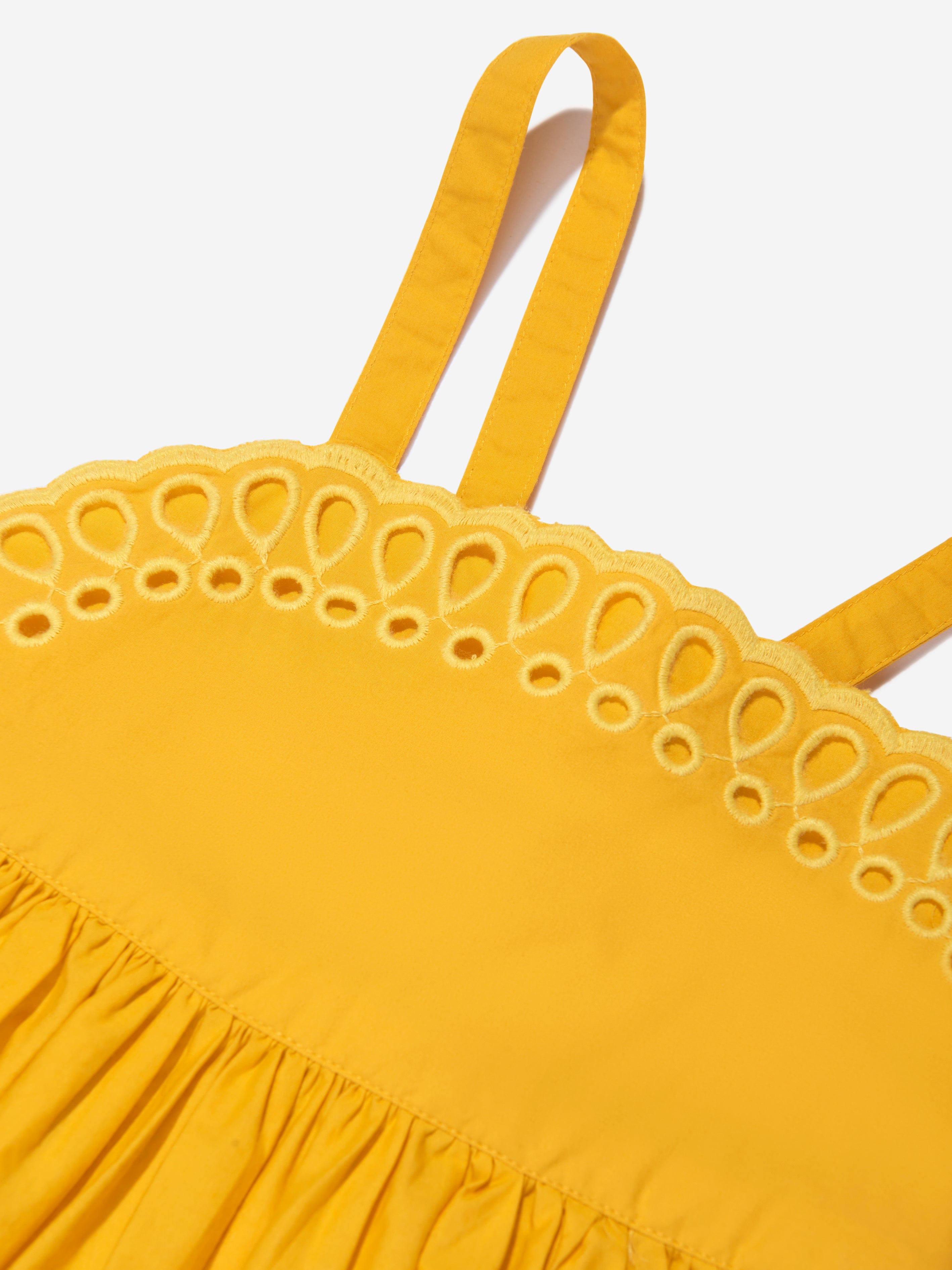 Stella McCartney Girls Crocheted Dress in Yellow For Sale Cheap Pice