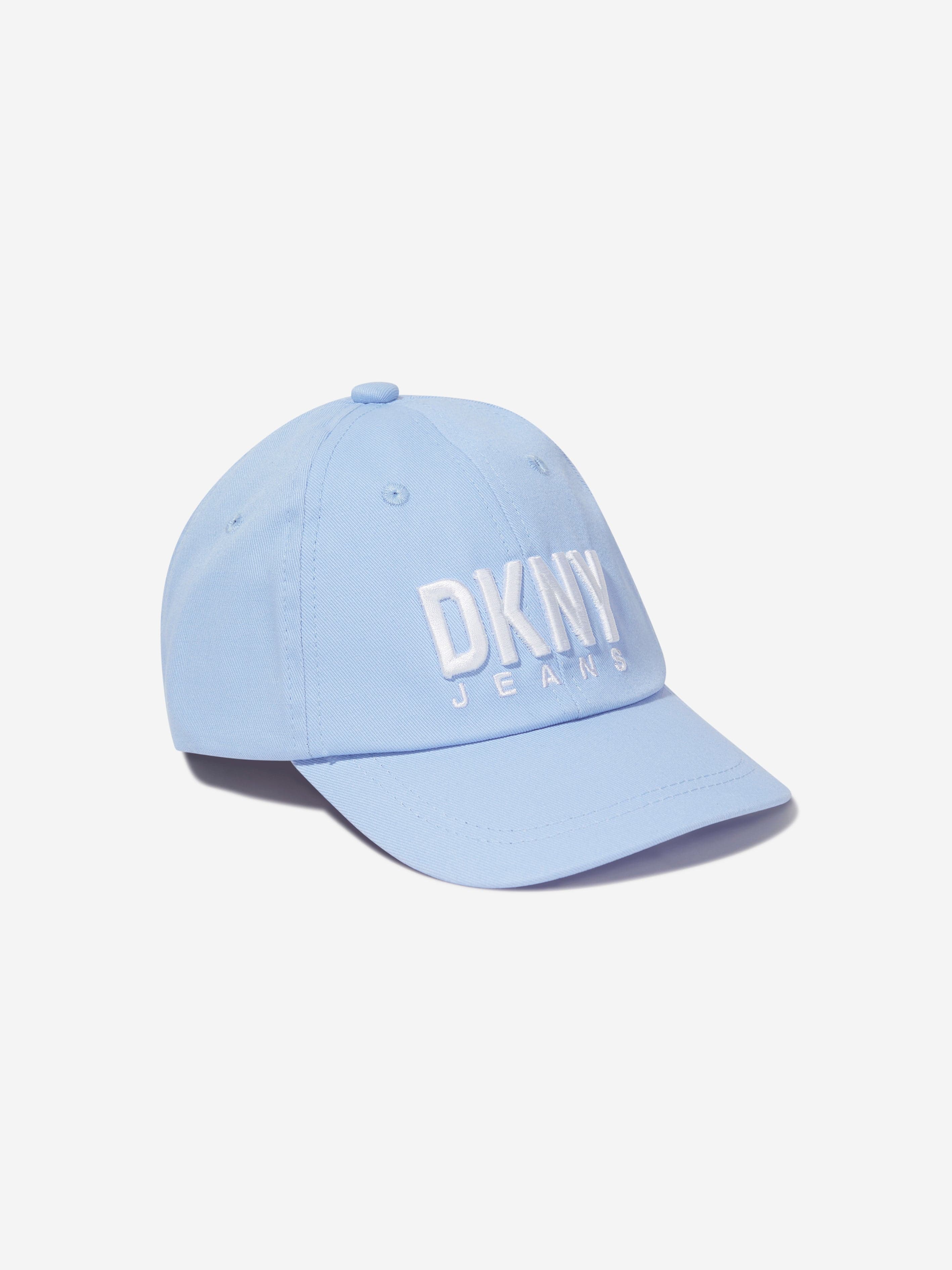 DKNY Boys Logo Cap in Blue Buy Cheap Official Site