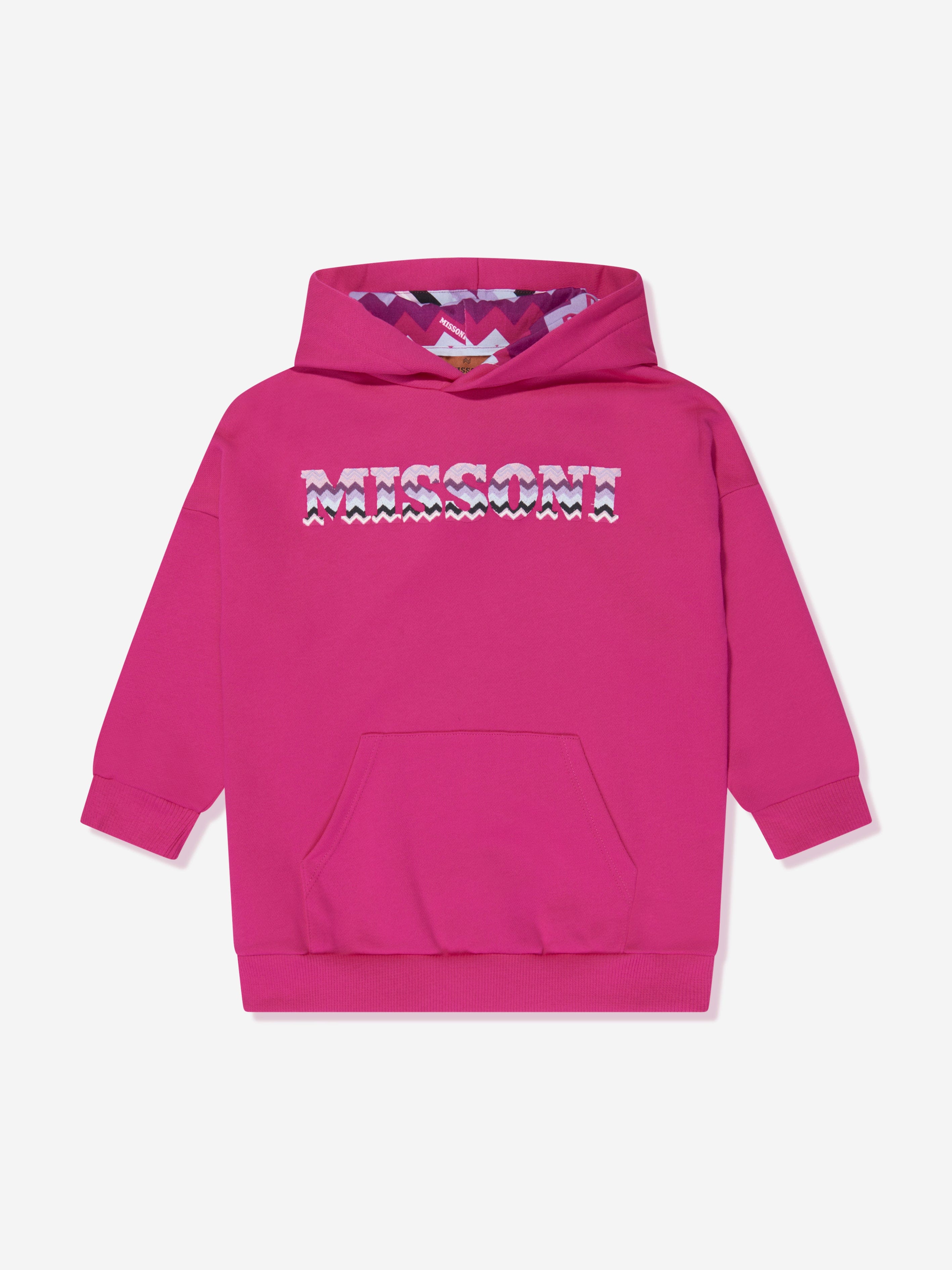Missoni Girls Logo Hoodie in Pink Buy Cheap Buy