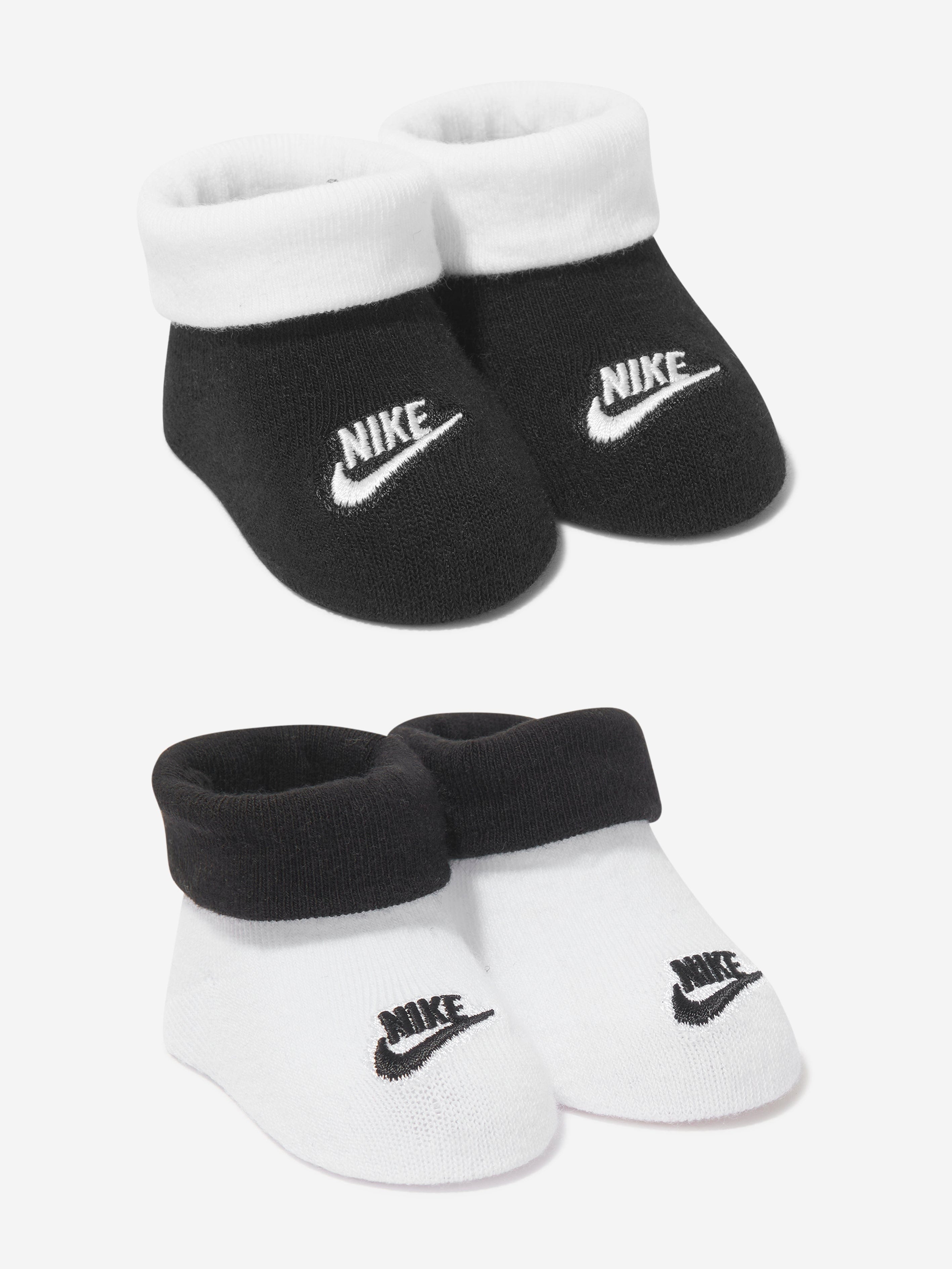 Nike Baby Boys Futura Bootie Socks Set in Black Sale Authentic