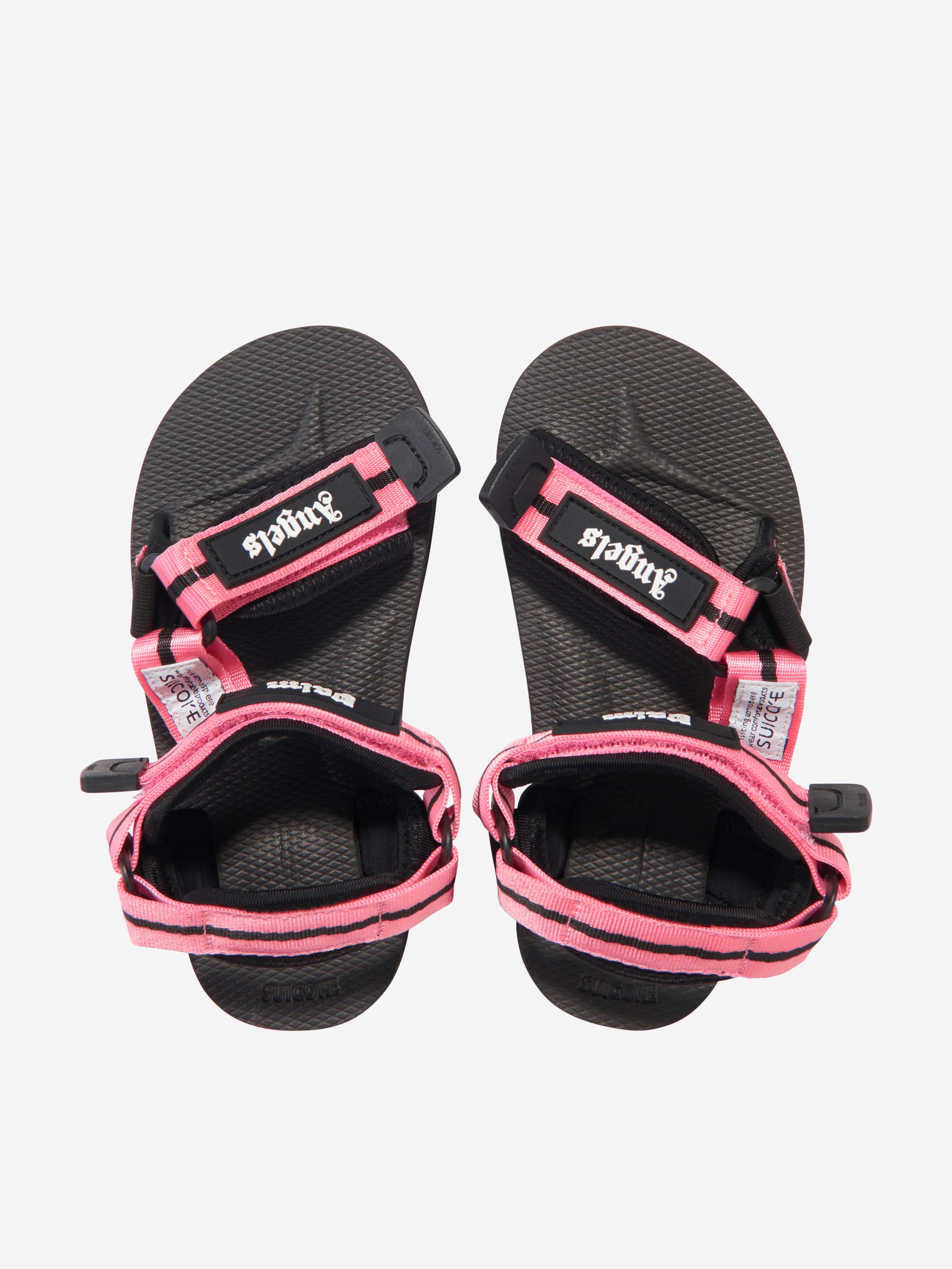 Palm Angels Girls PA X Suicoke Depa-2 Sandals in Pink Low Pice For Sale