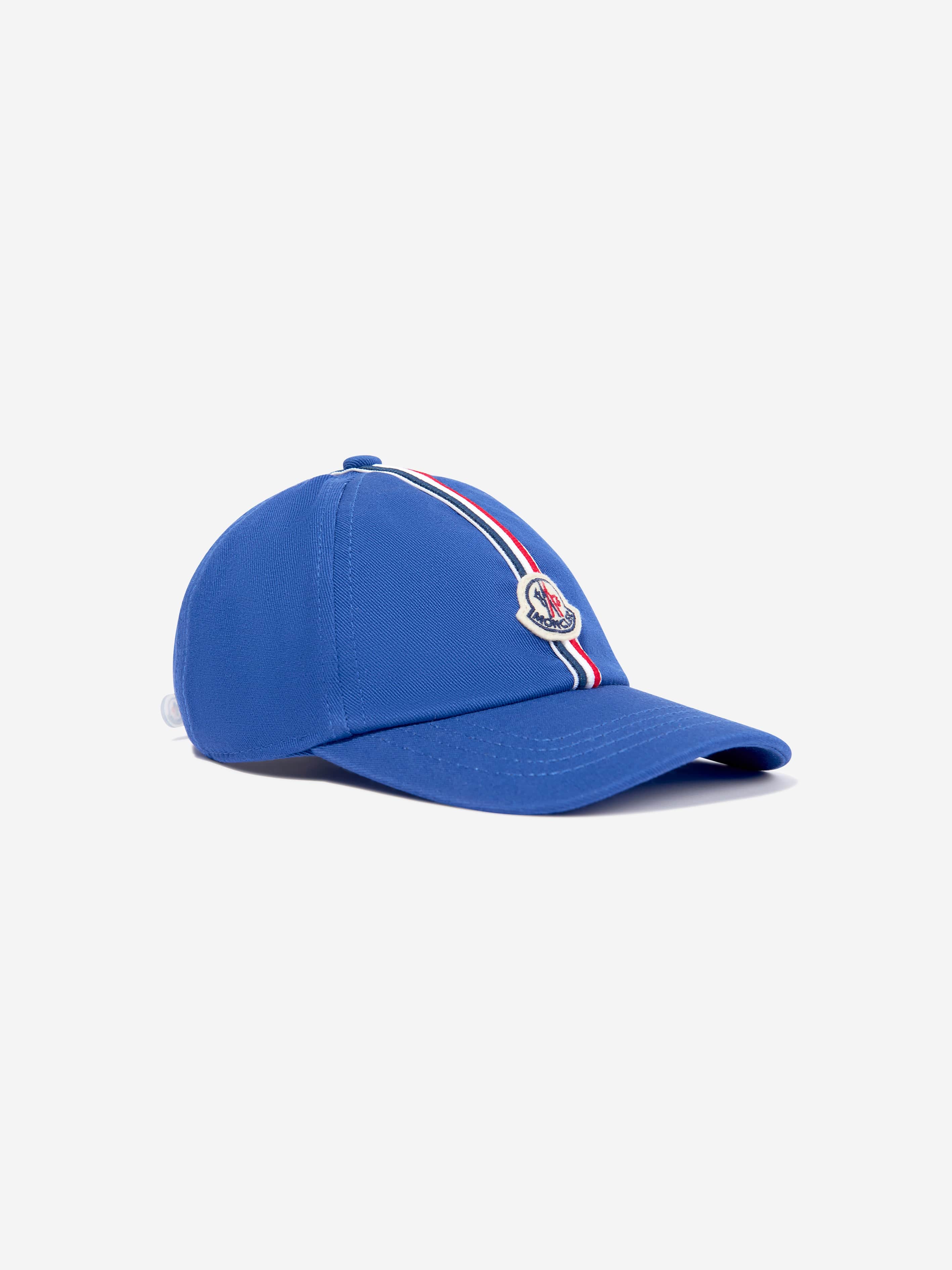Moncler Enfant Boys Logo Baseball Cap in Blue Cheap Pictures