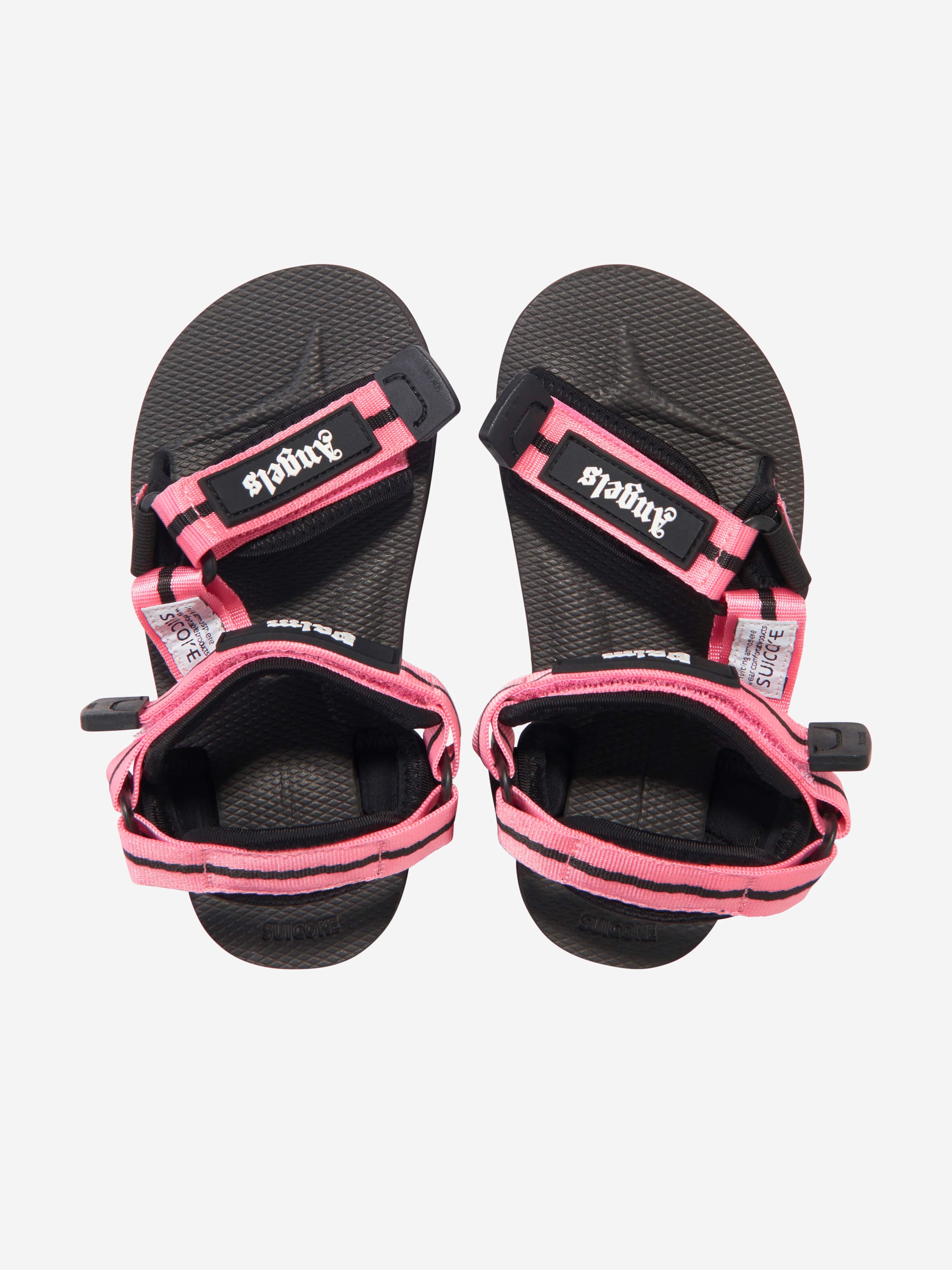 Palm Angels Girls PA X Suicoke Depa-2 Sandals in Pink Low Pice For Sale