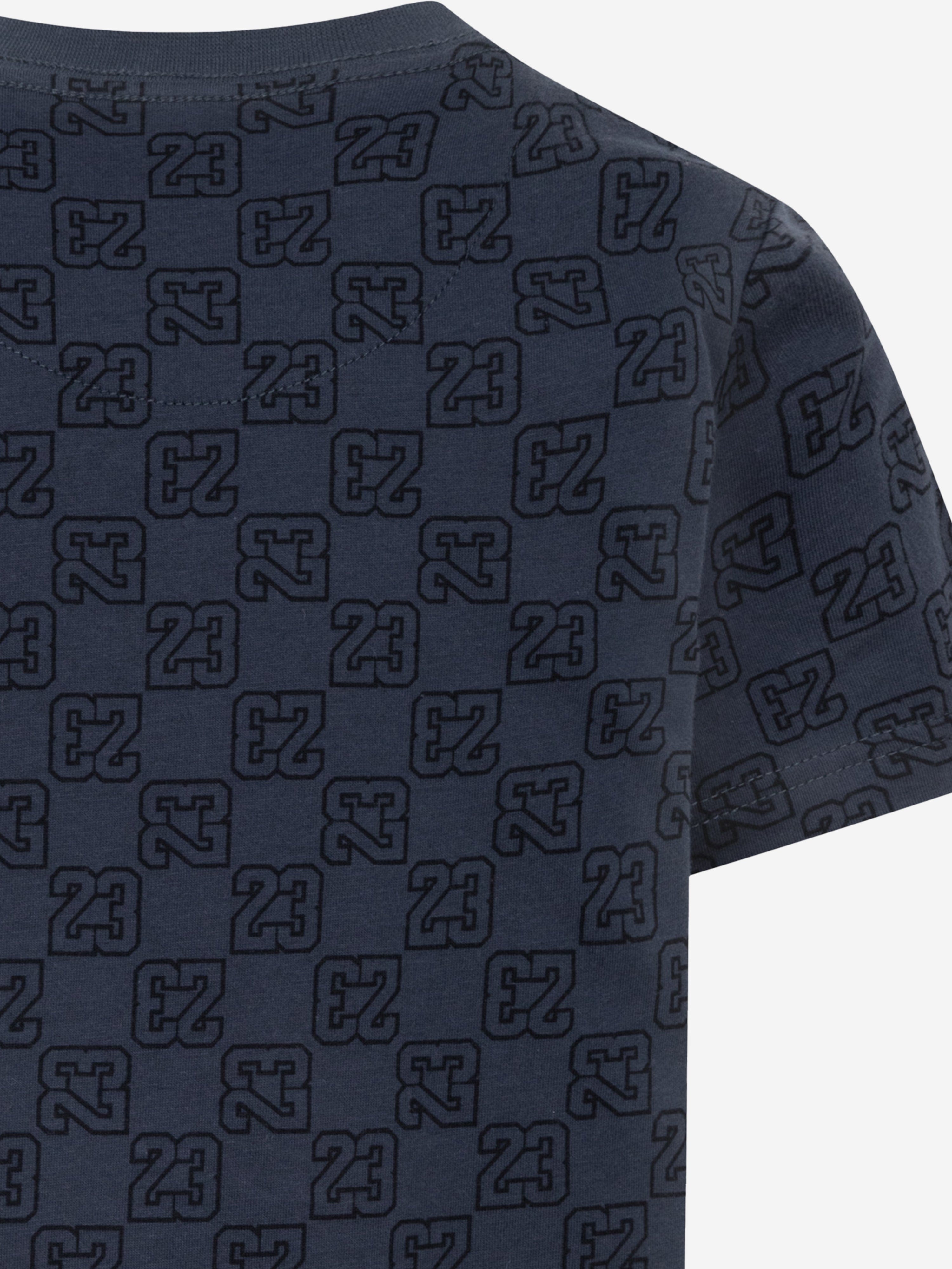 Jordan Boys 23 Monogram AOP T-Shirt in Black Latest Collections