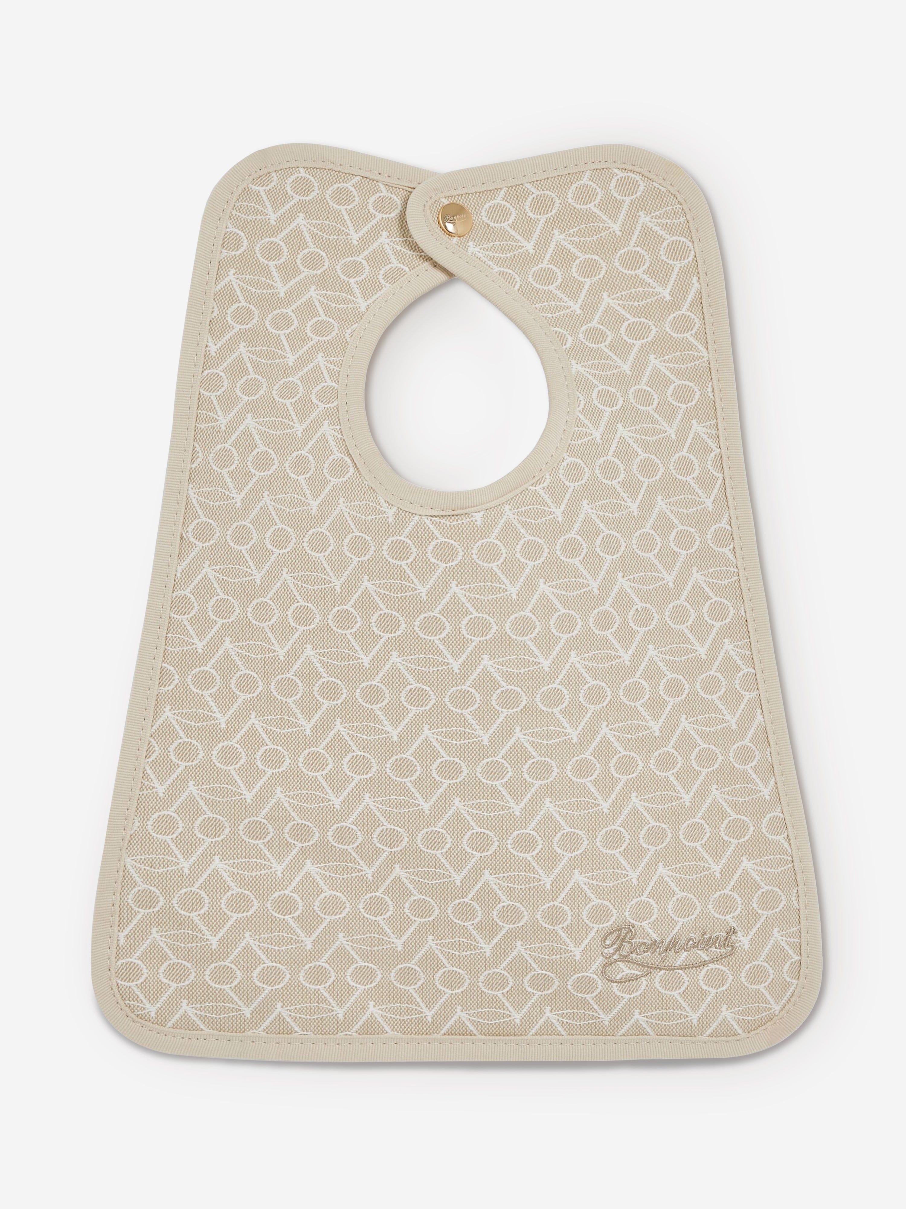 Bonpoint Baby Bavoir Clip Bib in Beige Buy Cheap Latest