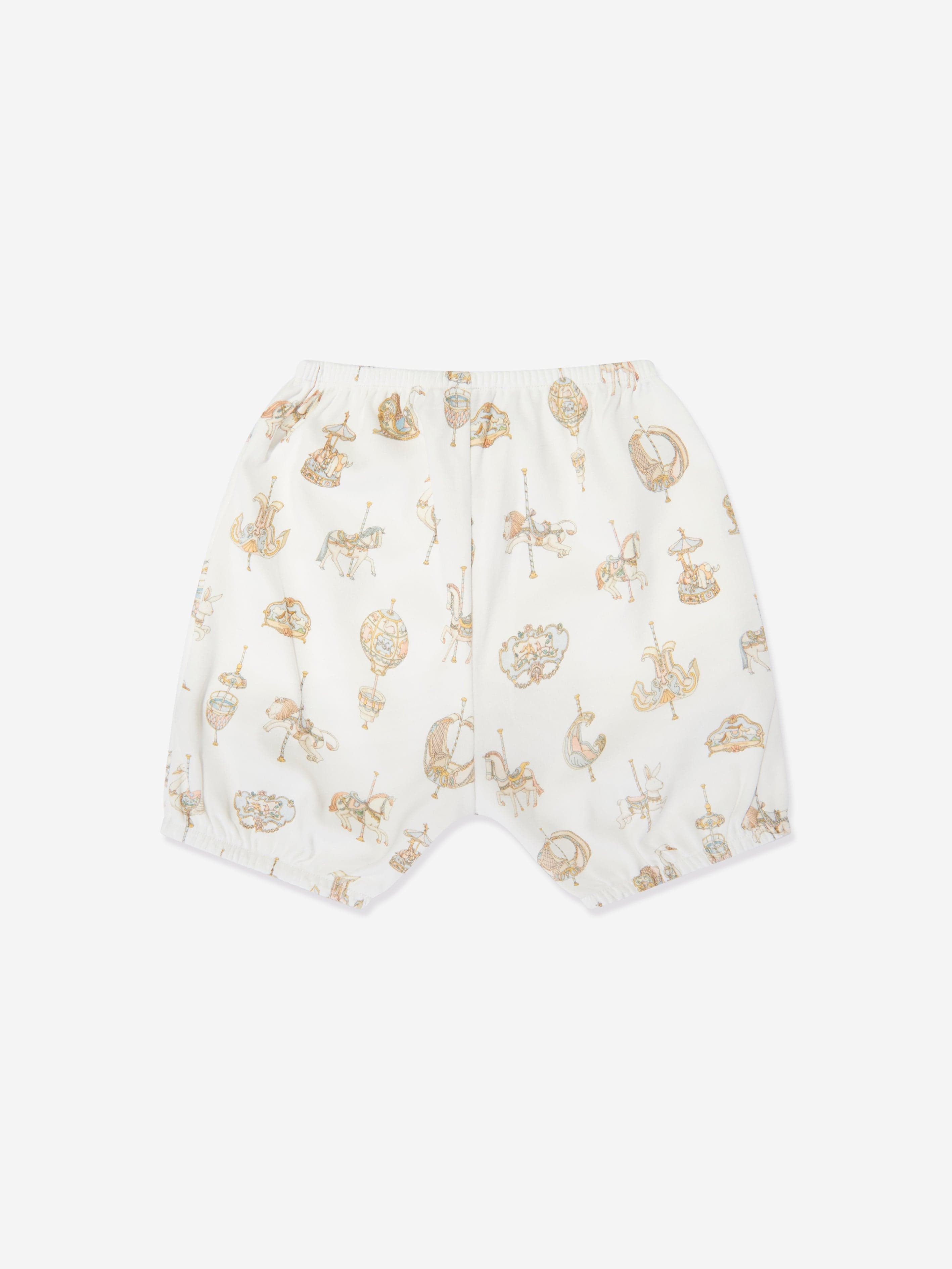 Atelier Choux Baby Carousel Bloomers in White Sale Authentic